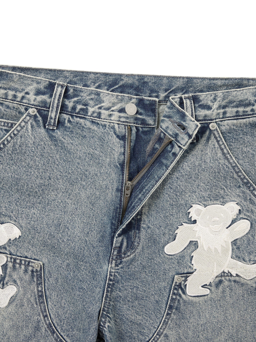 thisisneverthat - GD Lightning Double Knee Pant (Washed Blue) product image 2 | TRAB K-Fashion Australia