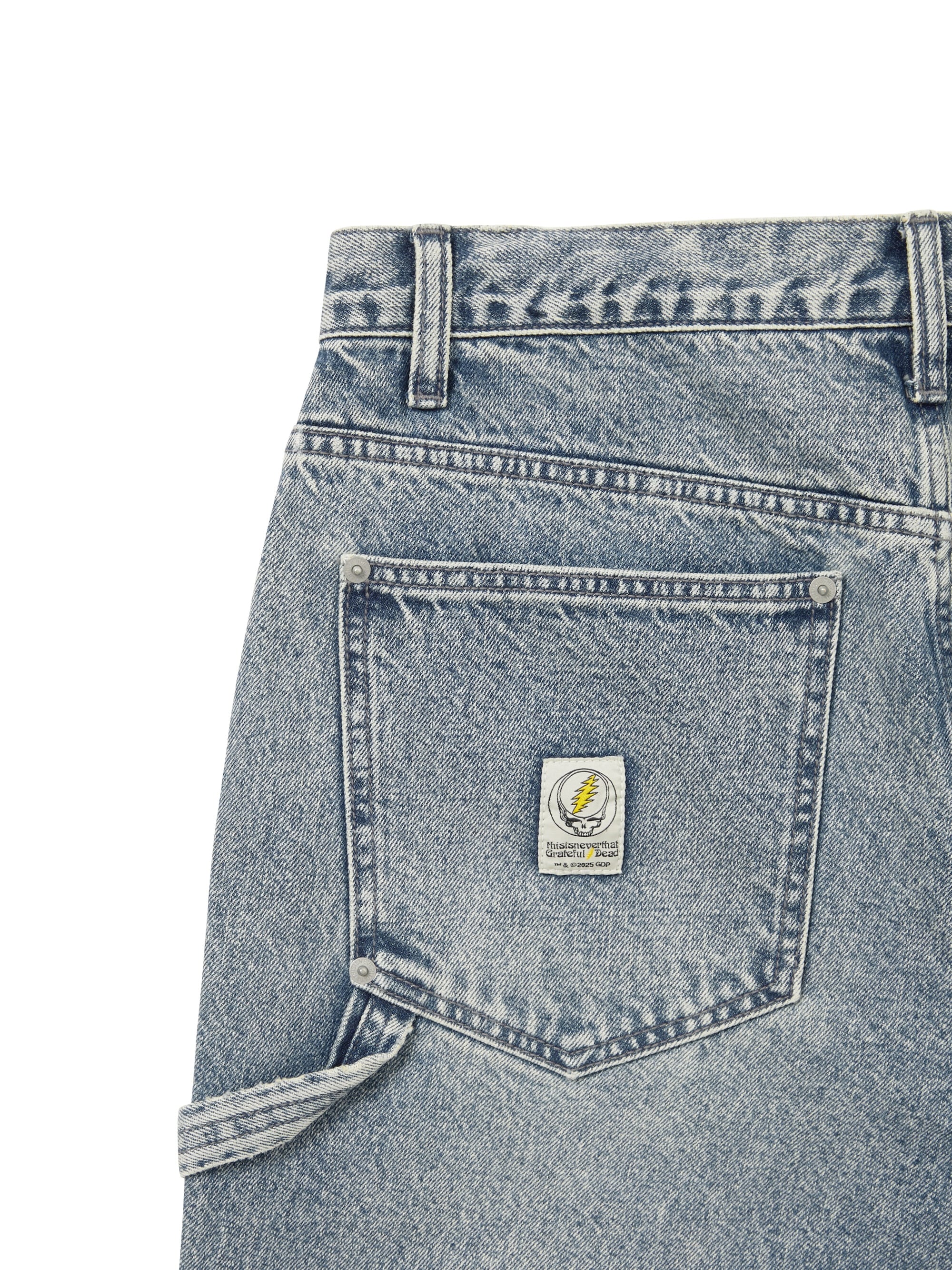 thisisneverthat - GD Lightning Double Knee Pant Washed (Blue) product image 4 | TRAB K-Fashion Australia