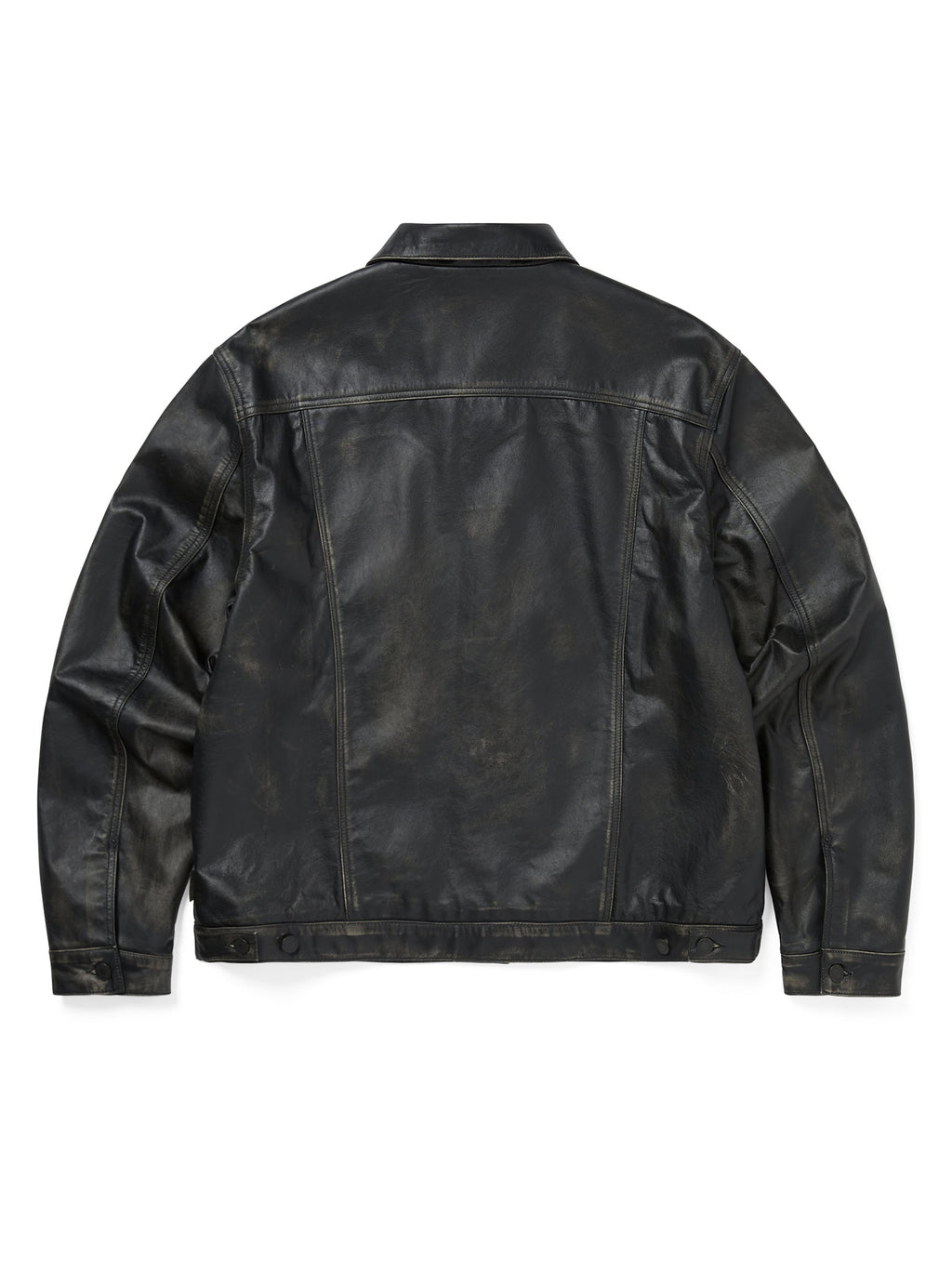 thisisneverthat - GD Lightning Leather Jacket Olive (black) product image 4 | TRAB K-Fashion Australia