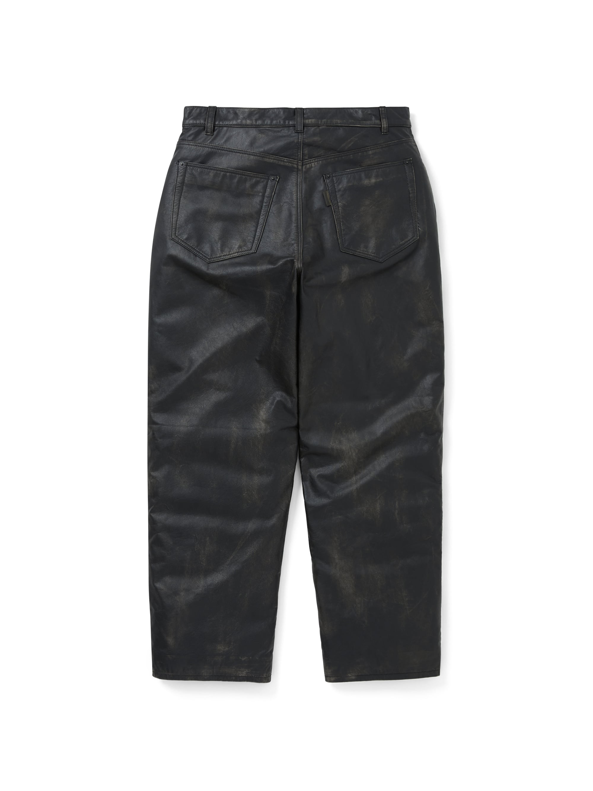 thisisneverthat - GD Lightning Leather Pant Olive (Black) product image 4 | TRAB K-Fashion Australia