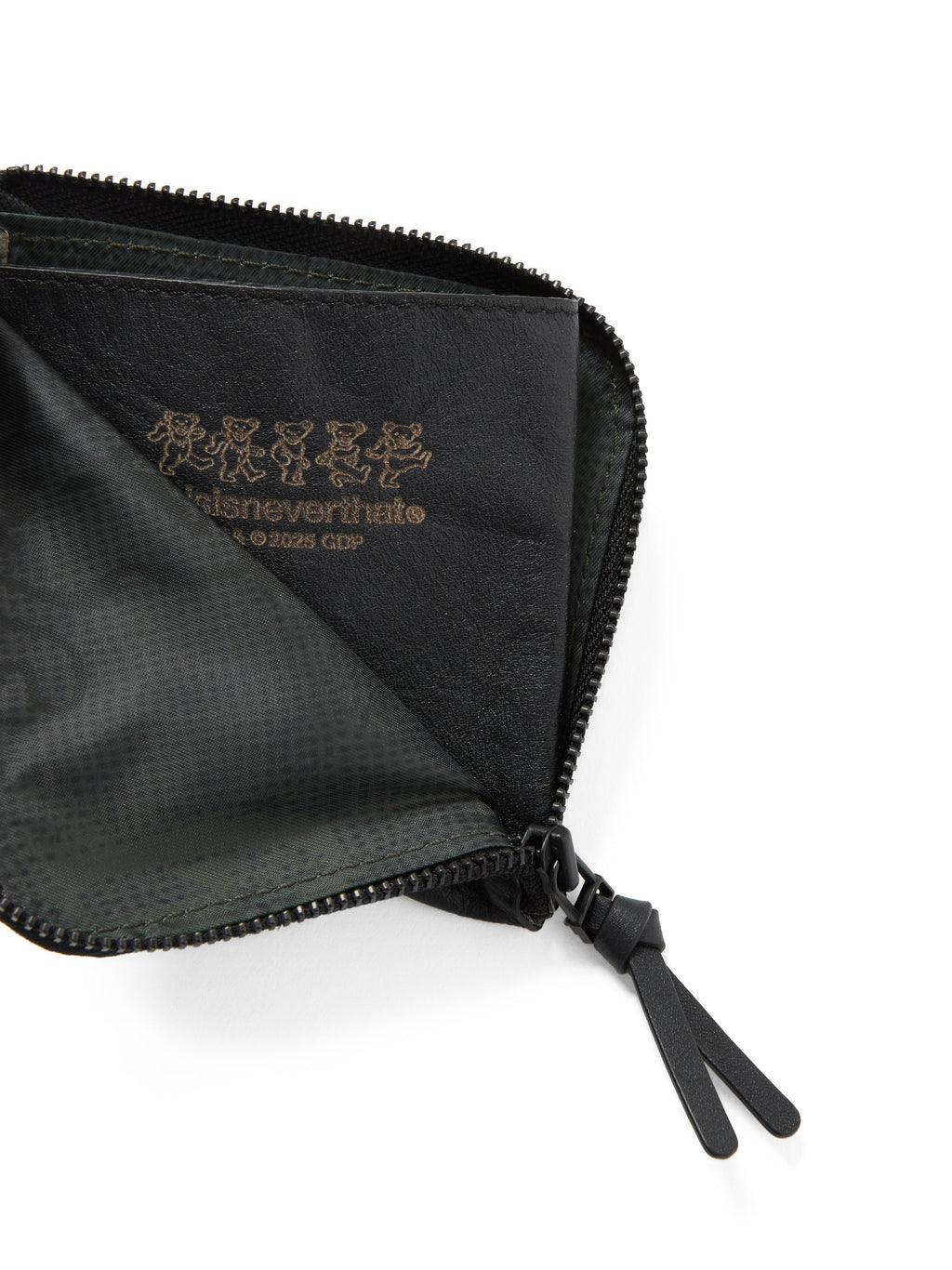 thisisneverthat - GD Lightning Leather Wallet Olive (Black) product image 3 | TRAB K-Fashion Australia