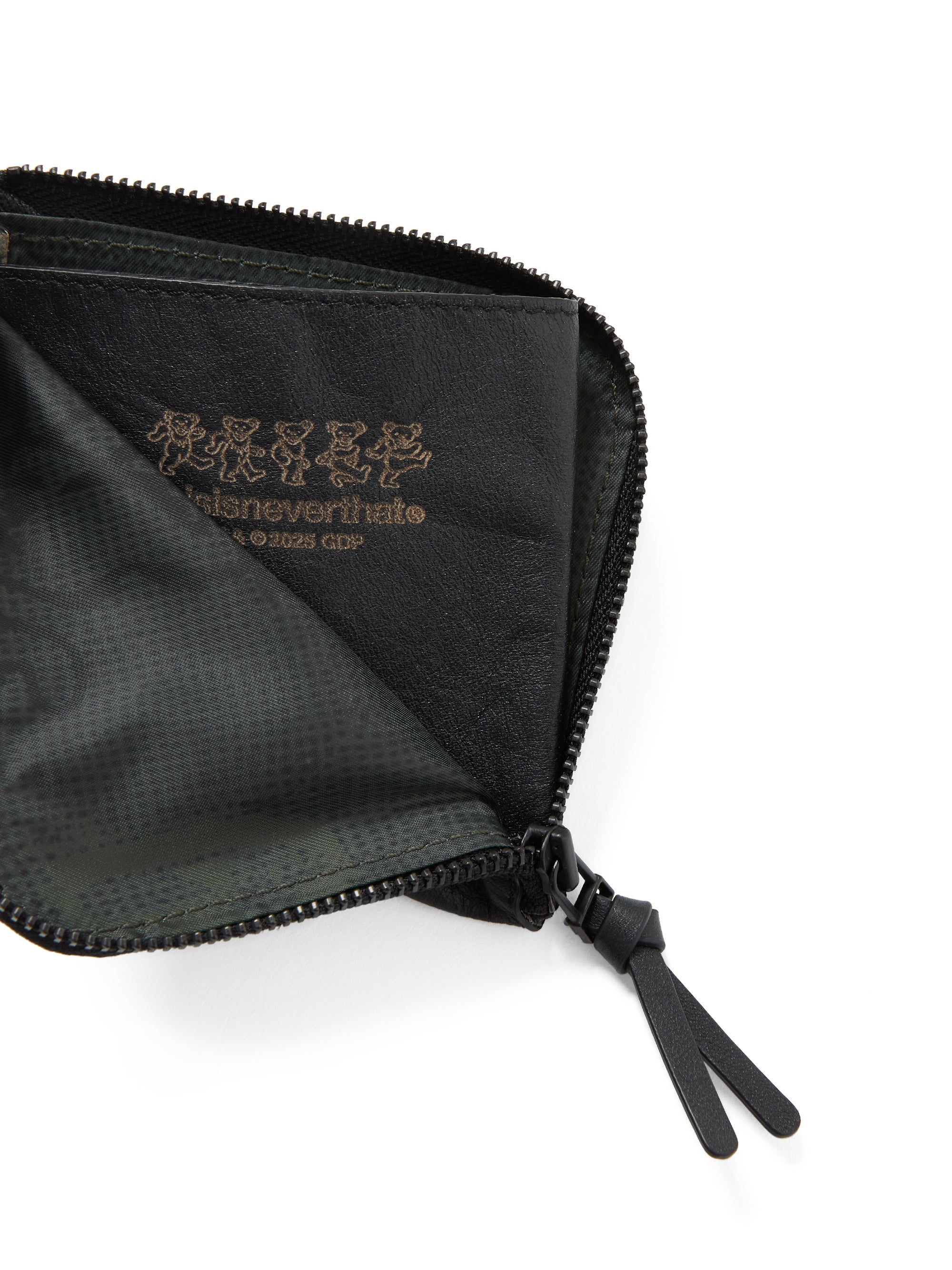 thisisneverthat - GD Lightning Leather Wallet Olive (Black) product image 3 | TRAB K-Fashion Australia