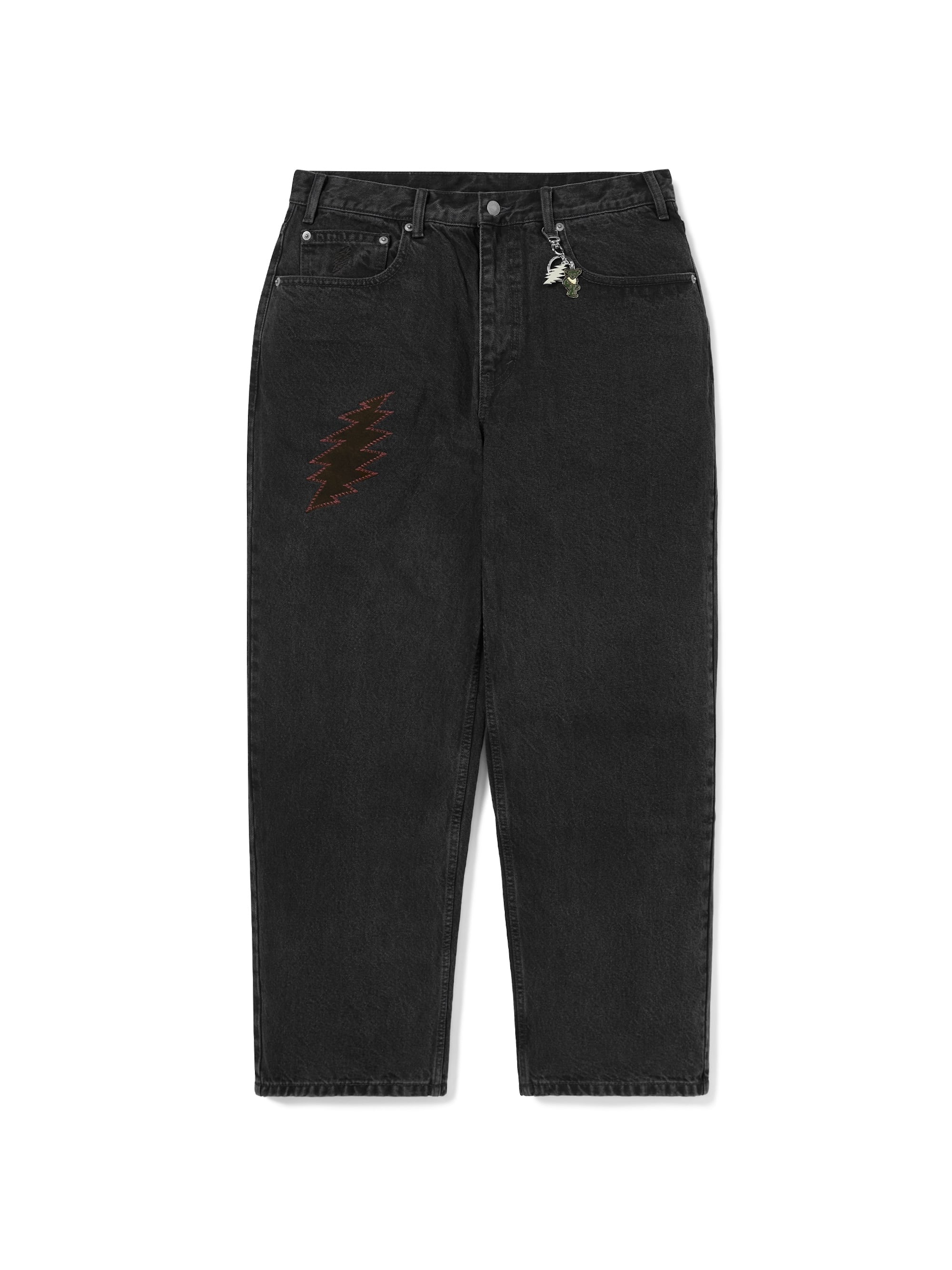 thisisneverthat - GD Lightning Relaxed Jeans (Black) product image 1 | TRAB K-Fashion Australia