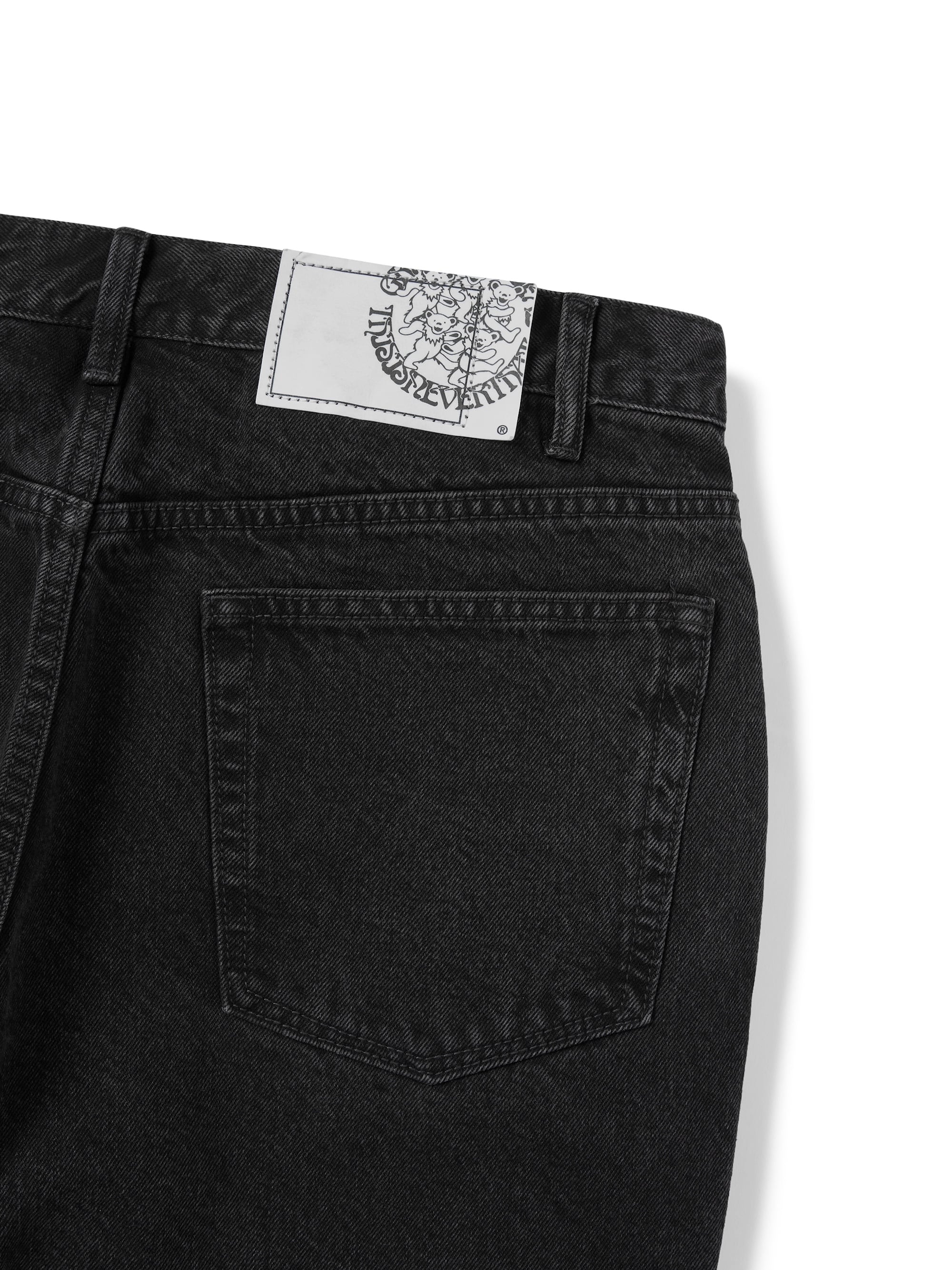 thisisneverthat - GD Lightning Relaxed Jeans Dusty (Black) product image 5 | TRAB K-Fashion Australia