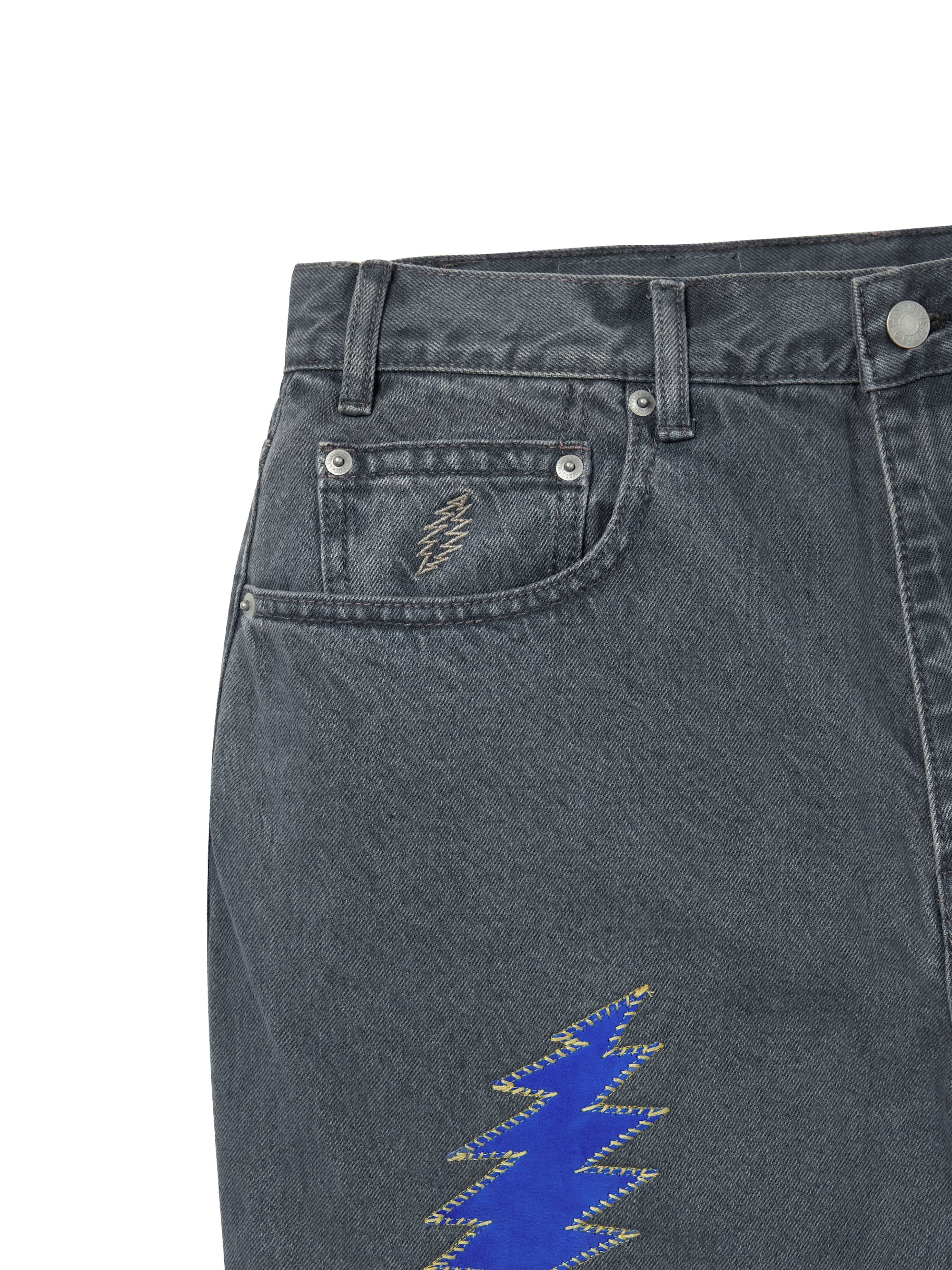 thisisneverthat - GD Lightning Relaxed Jeans Dusty (Blue) product image 3 | TRAB K-Fashion Australia