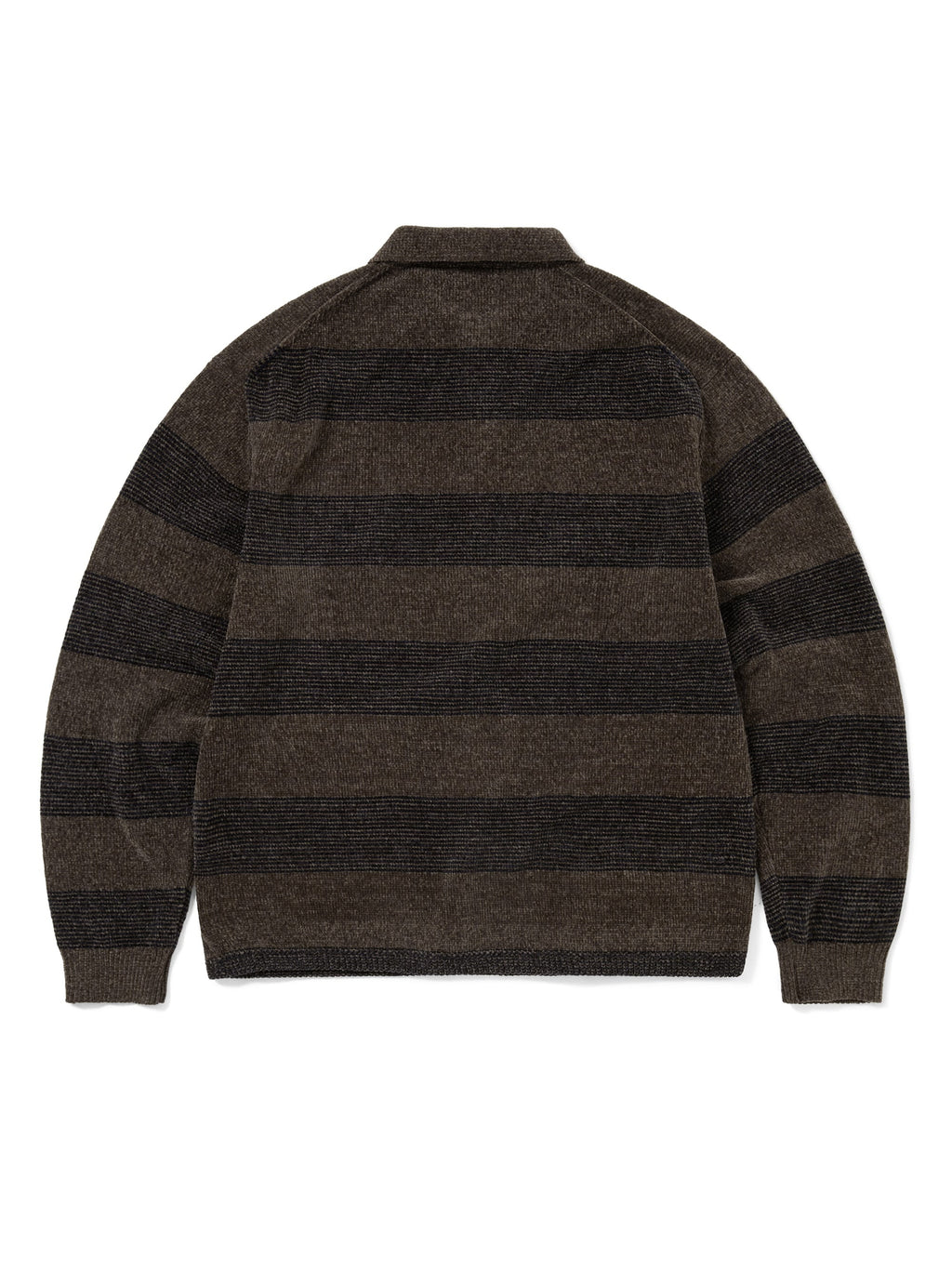 thisisneverthat - GD Lightning Velvet Knit Polo (Brown) product image 4 | TRAB K-Fashion Australia
