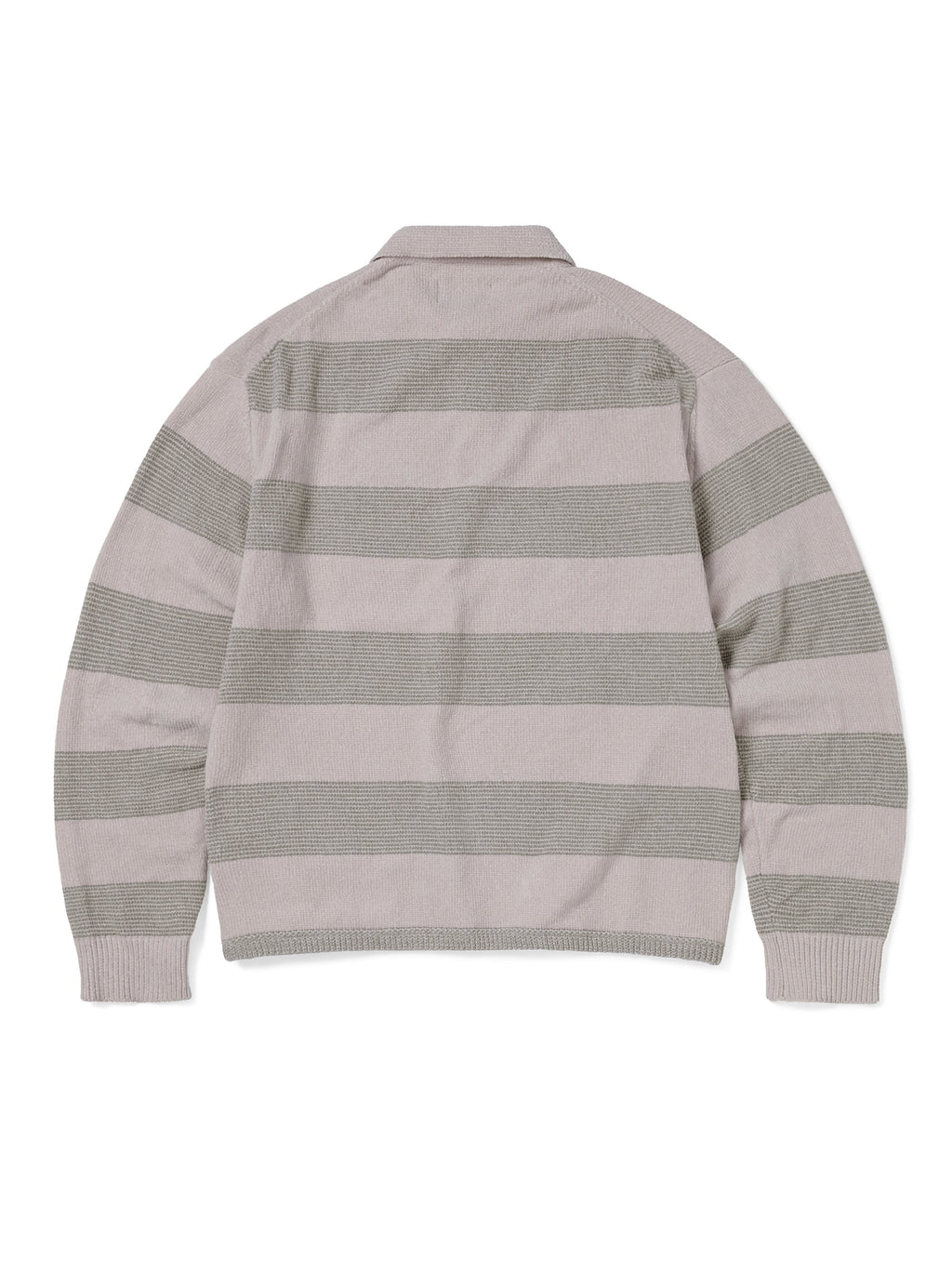 thisisneverthat - GD Lightning Velvet Knit Polo Khaki (Pink) product image 4 | TRAB K-Fashion Australia