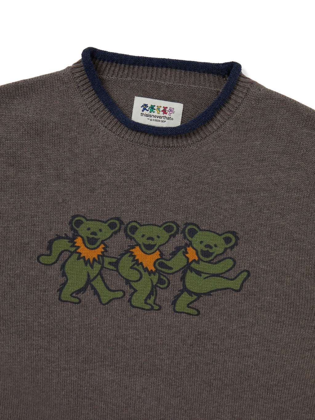 thisisneverthat - GD Mockneck Sweater (Mud) product image 2 | TRAB K-Fashion Australia