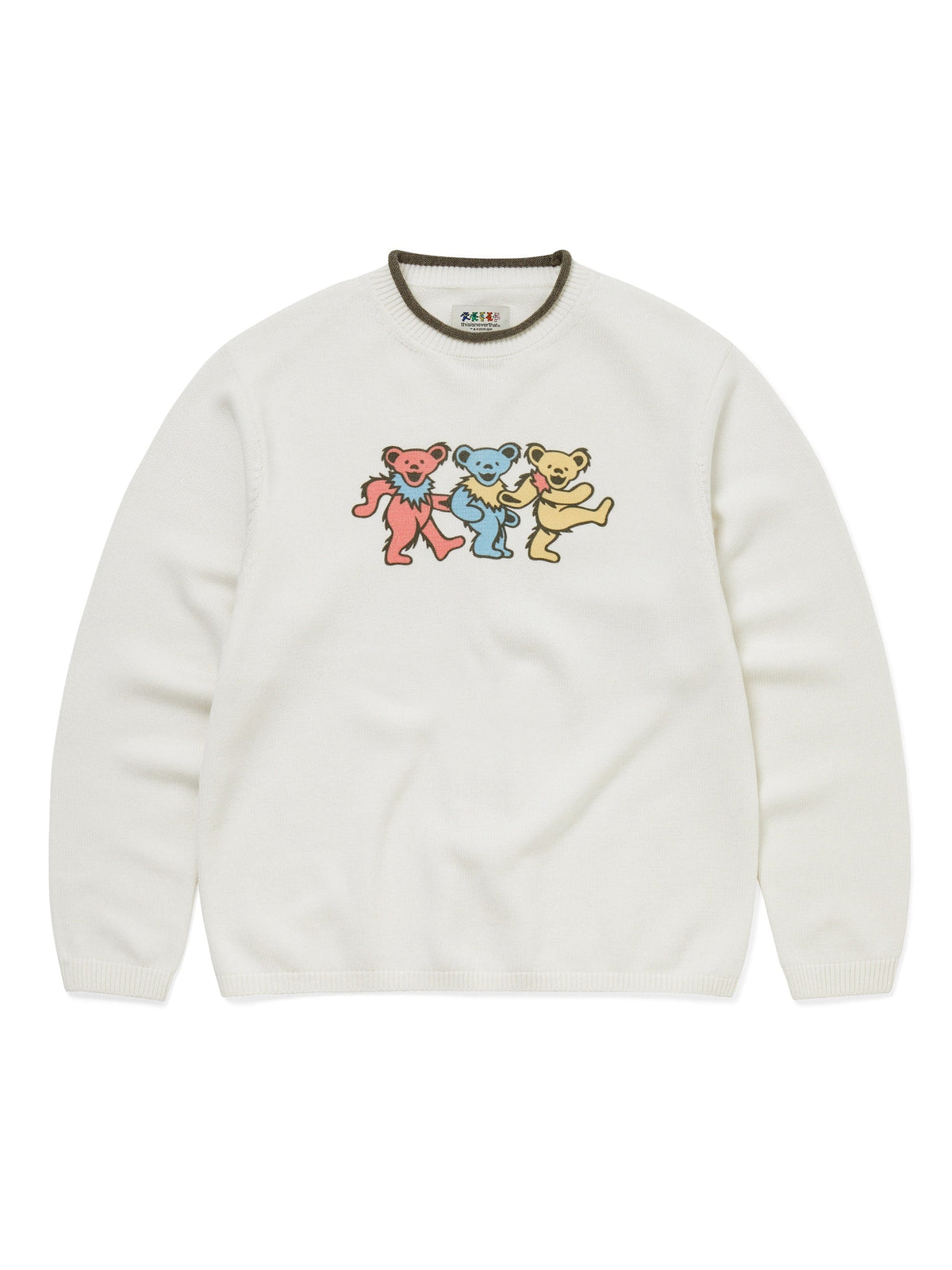 thisisneverthat - GD Mockneck Sweater (Off White) product image 1 | TRAB K-Fashion Australia