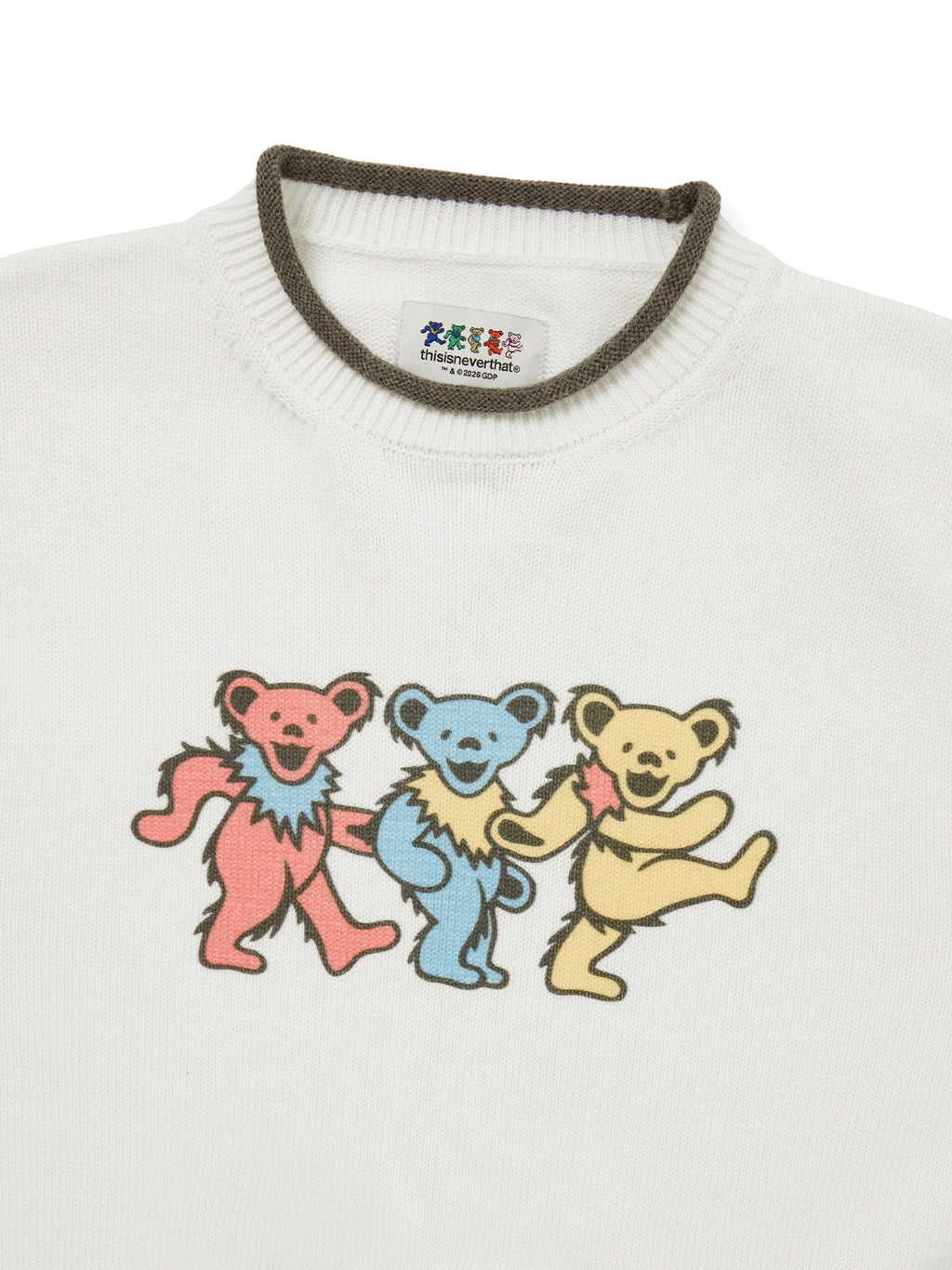 thisisneverthat - GD Mockneck Sweater (Off White) product image 2 | TRAB K-Fashion Australia