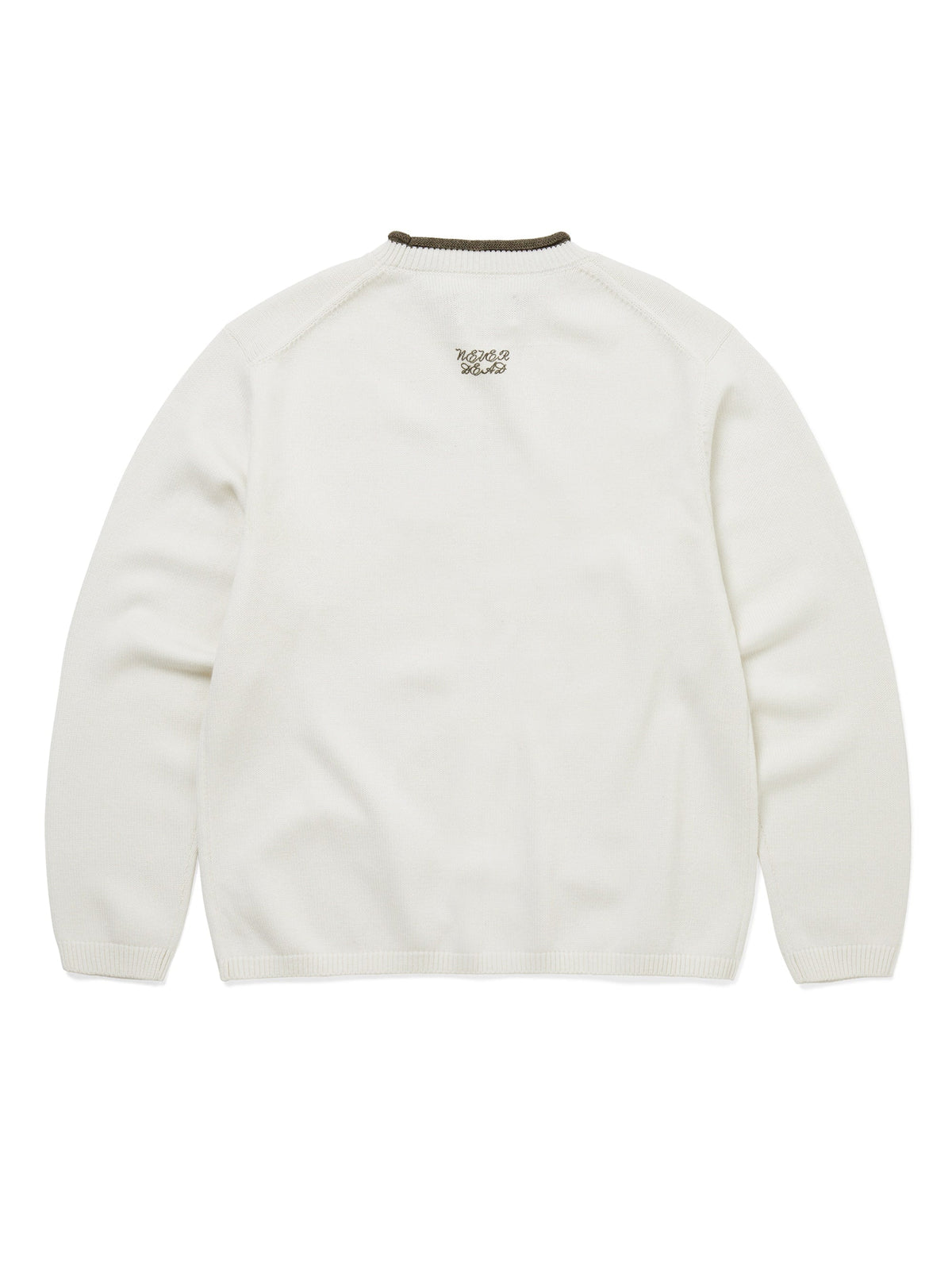 thisisneverthat - GD Mockneck Sweater (Off White) product image 3 | TRAB K-Fashion Australia