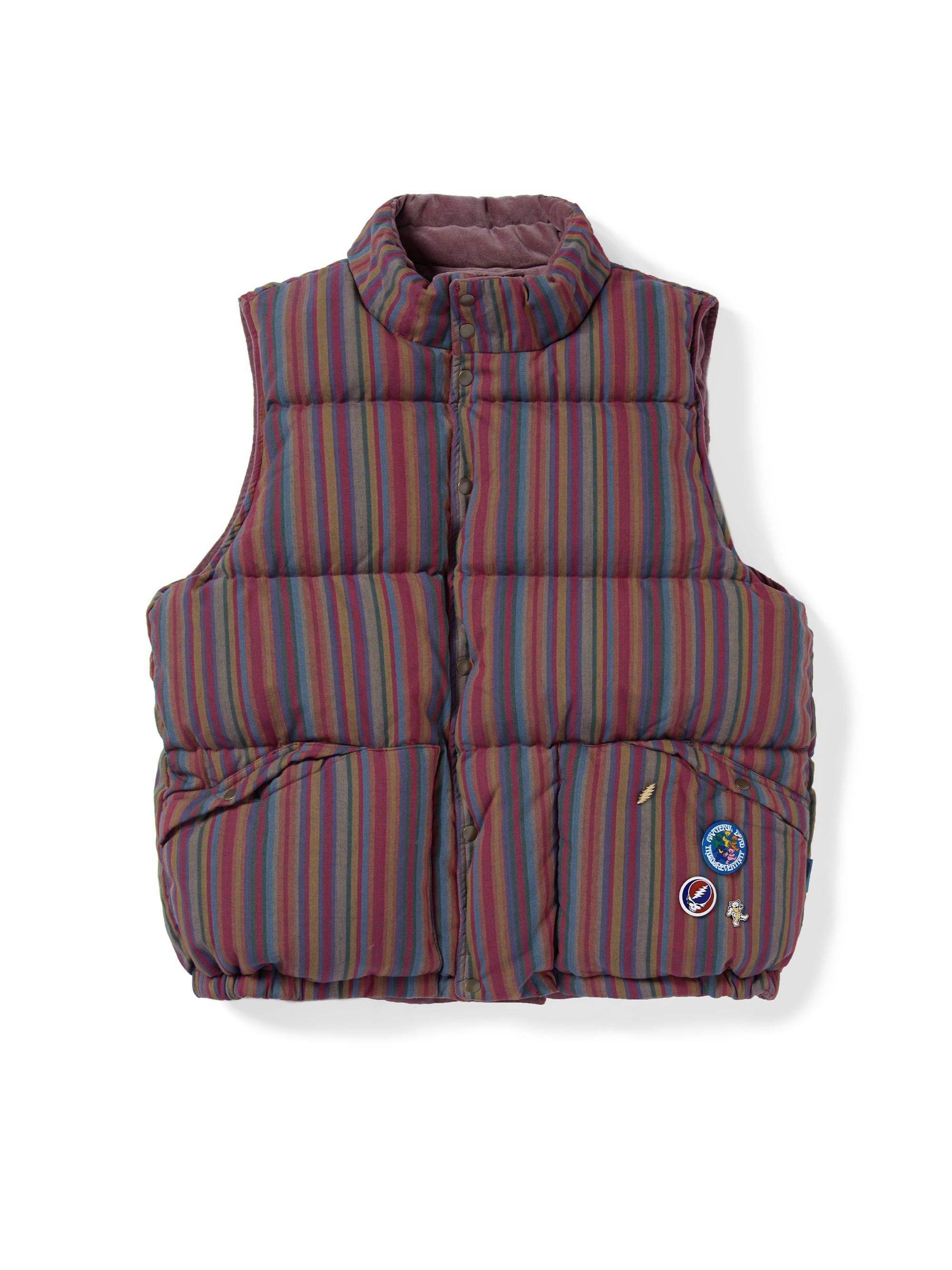 thisisneverthat - GD Native Reversible Down Vest Multi (brown) product image 1 | TRAB K-Fashion Australia