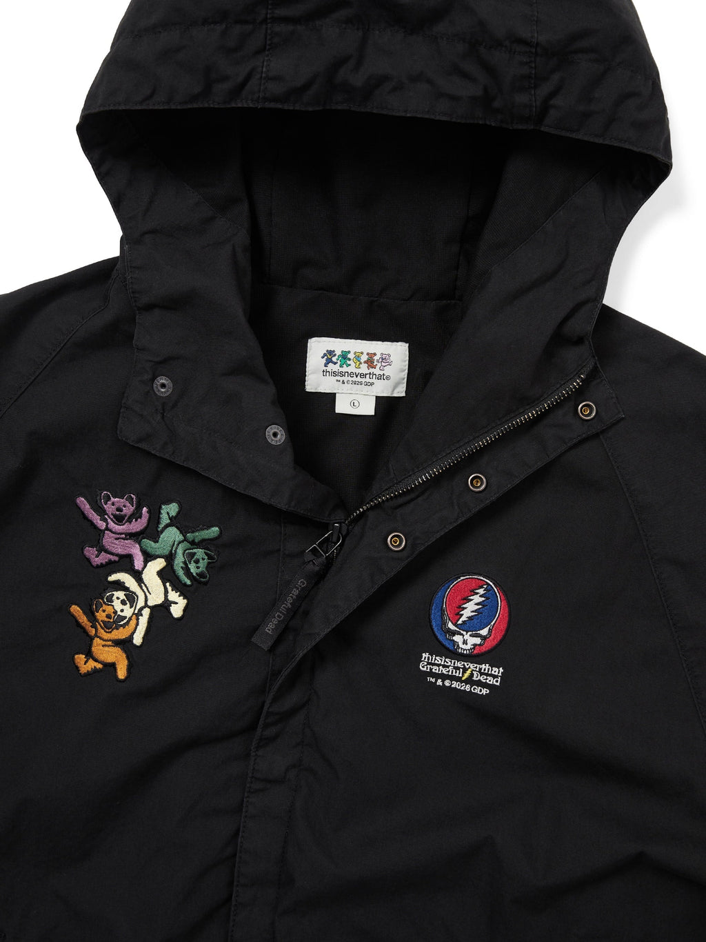 thisisneverthat - GD Ol' Dancing Bears Jacket (Black) product image 2 | TRAB K-Fashion Australia