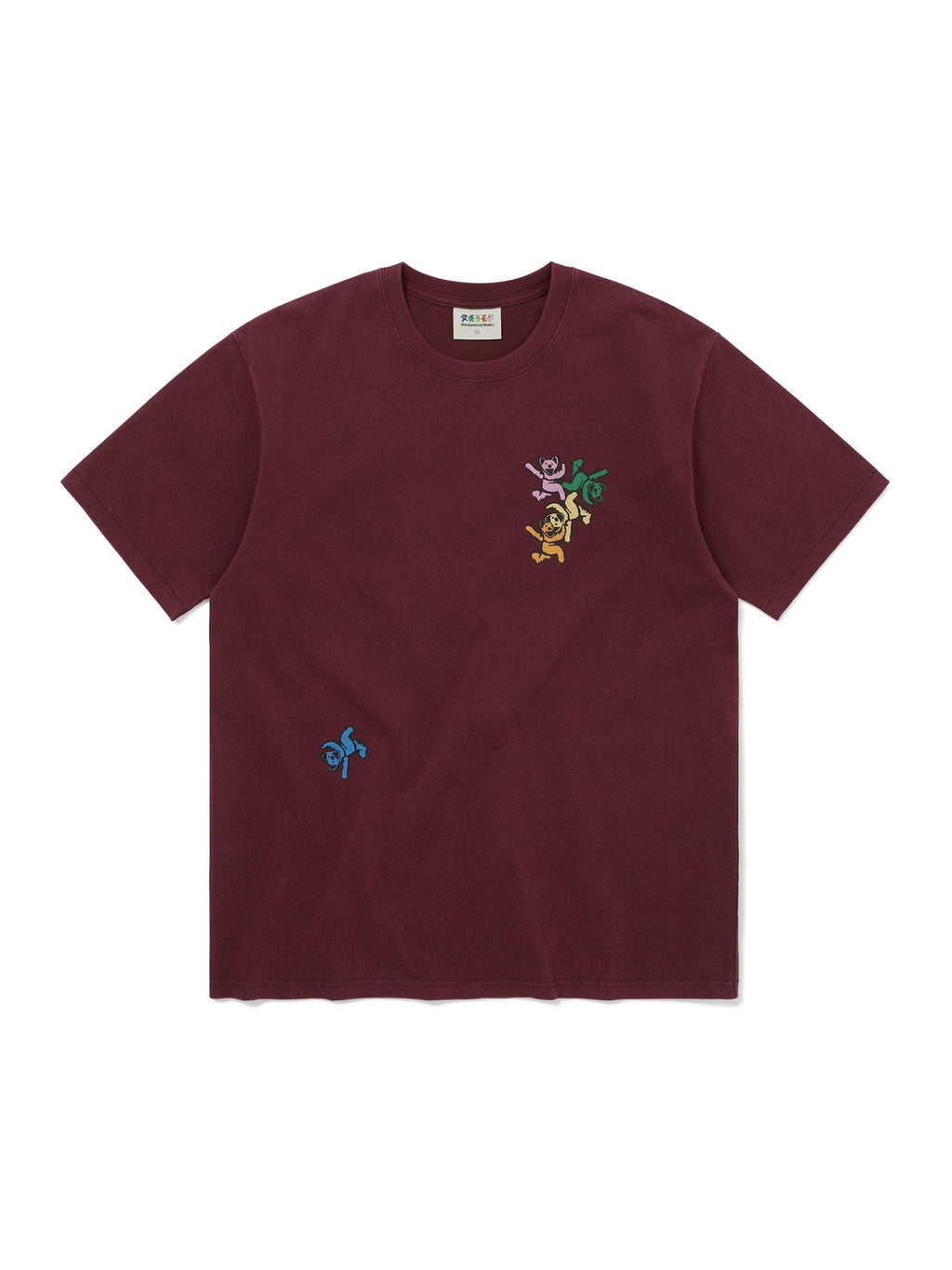 thisisneverthat - GD Ol' Dancing Bears Tee (Burgundy) product image 1 | TRAB K-Fashion Australia