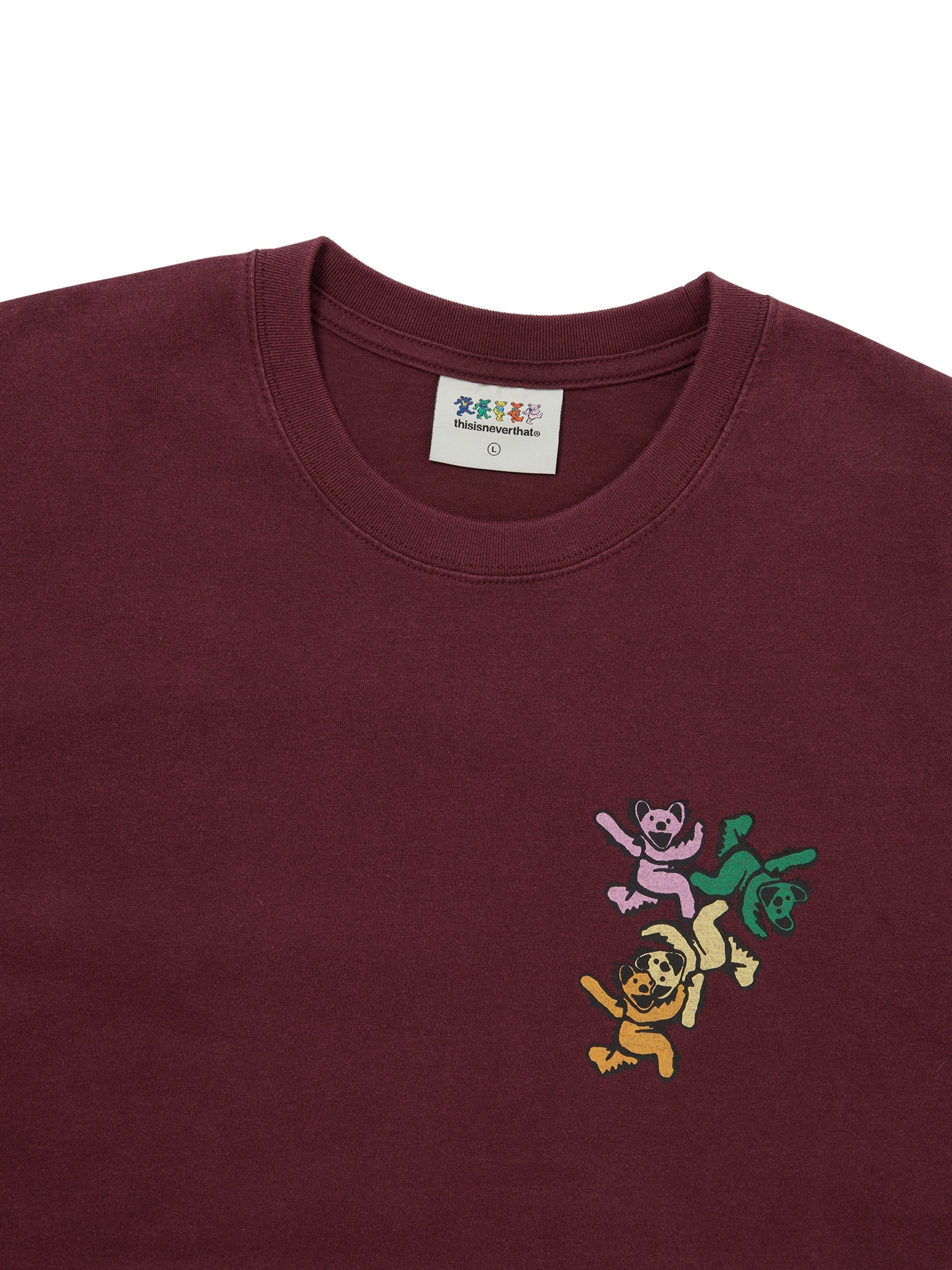 thisisneverthat - GD Ol' Dancing Bears Tee (Burgundy) product image 2 | TRAB K-Fashion Australia