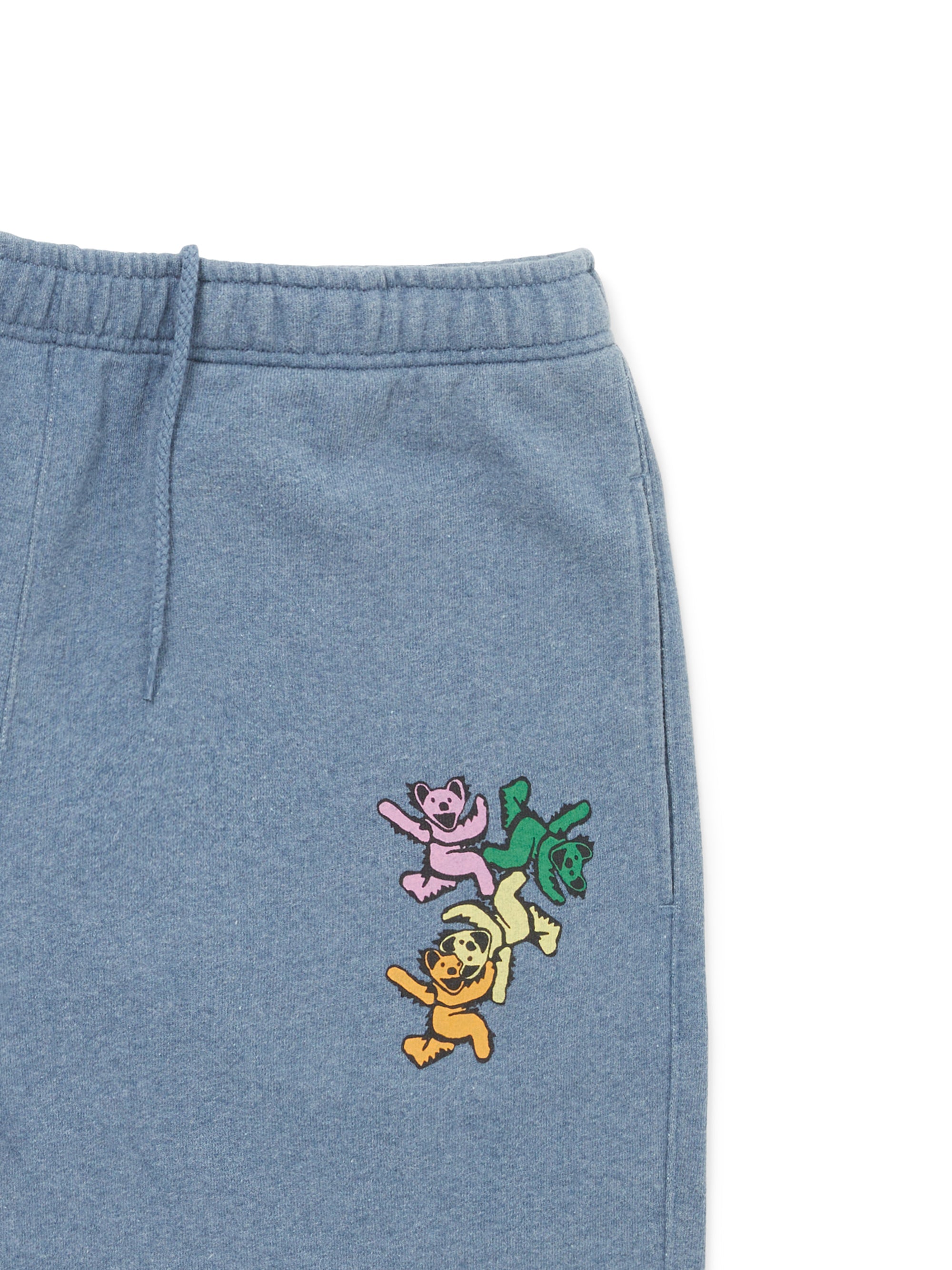 thisisneverthat - GD Ol' Dancing Bears Washed Sweat Short (Heather Blue) product image 3 | TRAB K-Fashion Australia