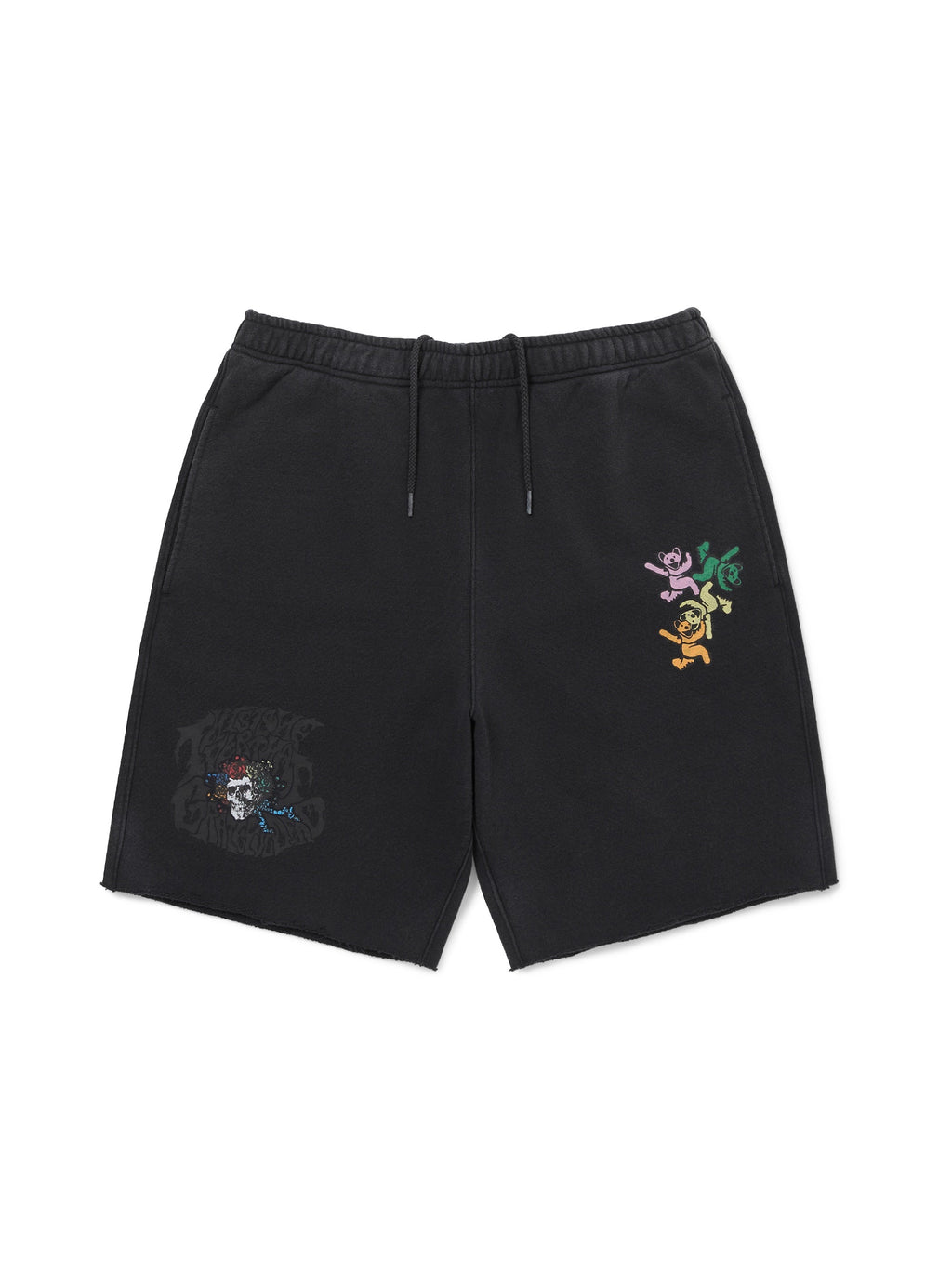thisisneverthat - GD Ol' Dancing Bears Washed Sweat Short (Off Black) product image 1 | TRAB K-Fashion Australia