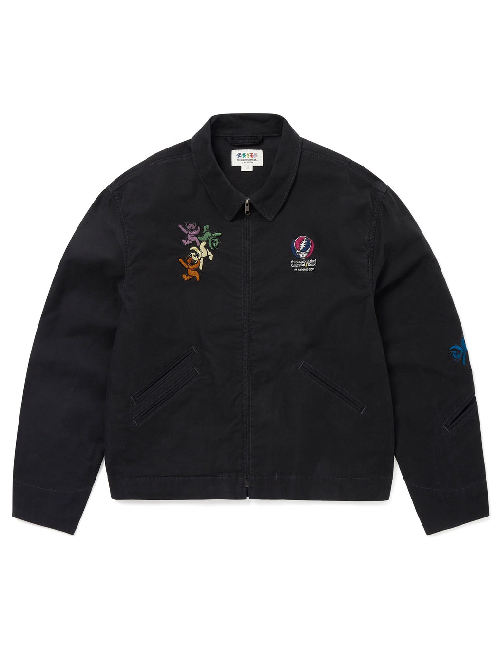 thisisneverthat - GD Ol' Dancing Bears Work Jacket (Off Black) product image 1 | TRAB K-Fashion Australia