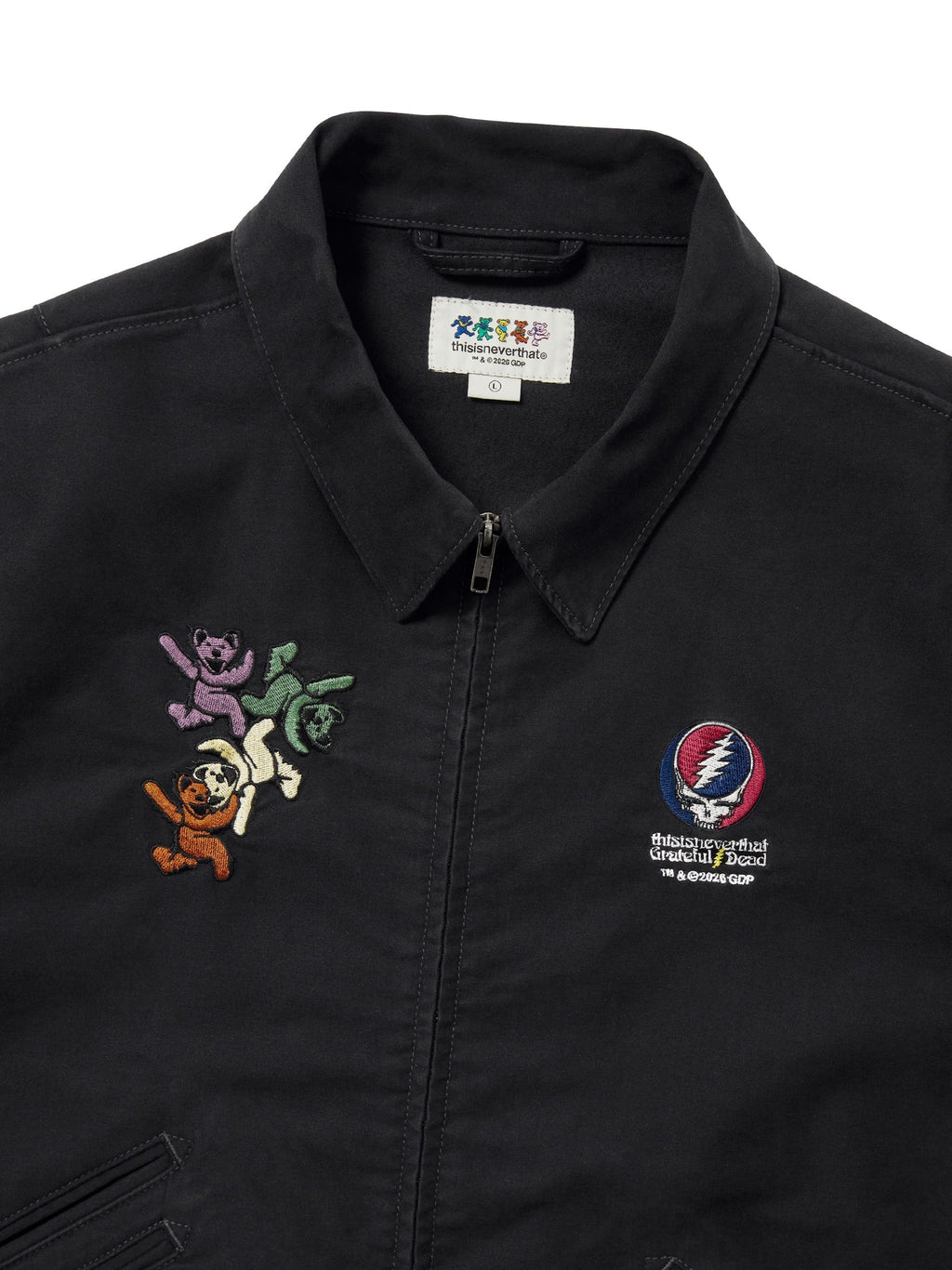 thisisneverthat - GD Ol' Dancing Bears Work Jacket (Off Black) product image 2 | TRAB K-Fashion Australia
