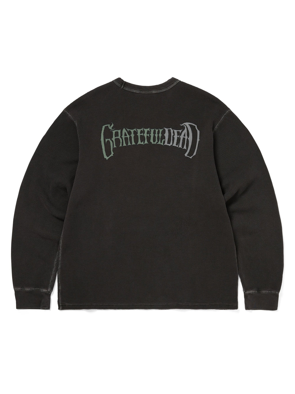 thisisneverthat - GD Overdyed Waffle L/S Off (Black) product image 3 | TRAB K-Fashion Australia