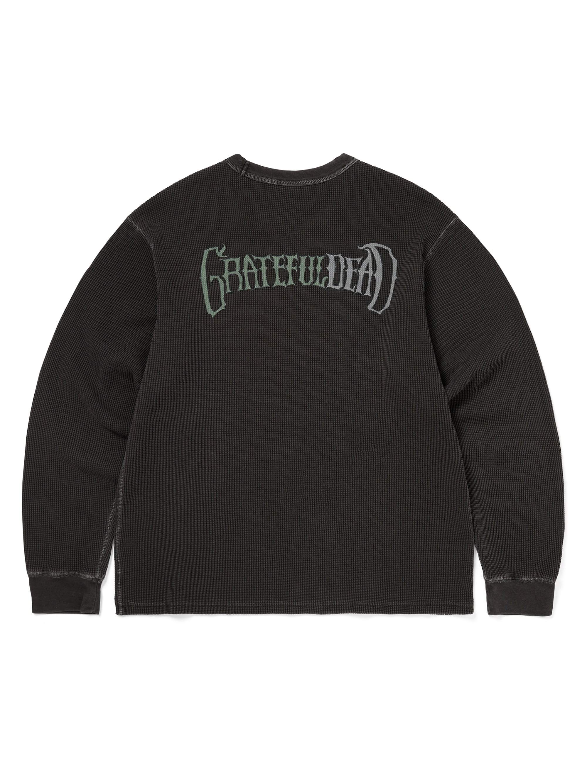 thisisneverthat - GD Overdyed Waffle L/S Off (Black) product image 3 | TRAB K-Fashion Australia