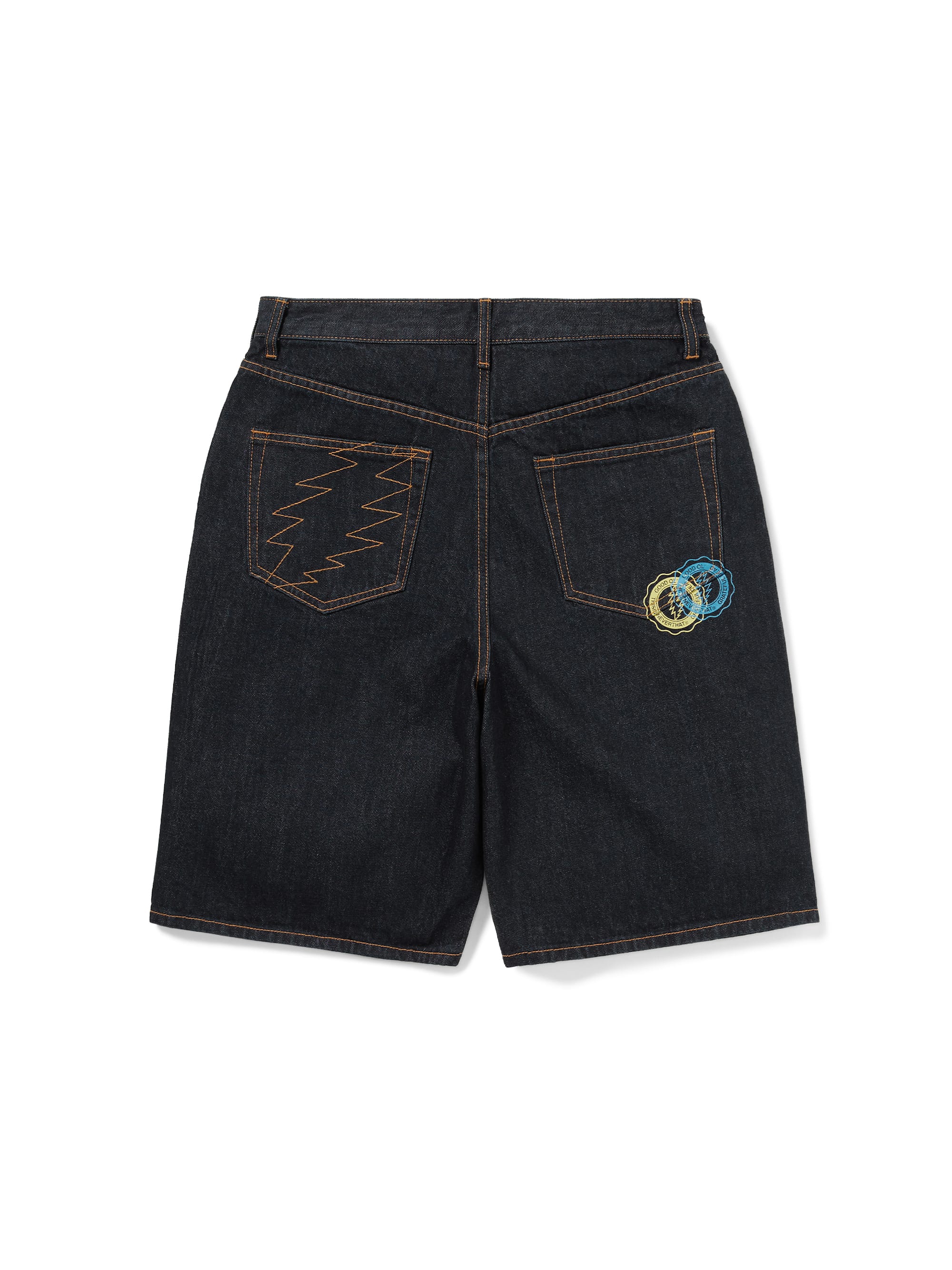 thisisneverthat - GD Overlap Lightning Denim Short (Indigo) product image 1 | TRAB K-Fashion Australia