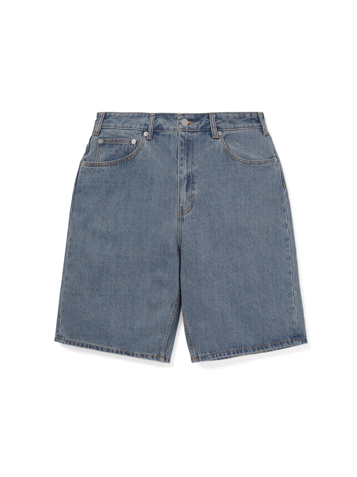 thisisneverthat - GD Overlap Lightning Denim Short (Washed Blue) product image 2 | TRAB K-Fashion Australia