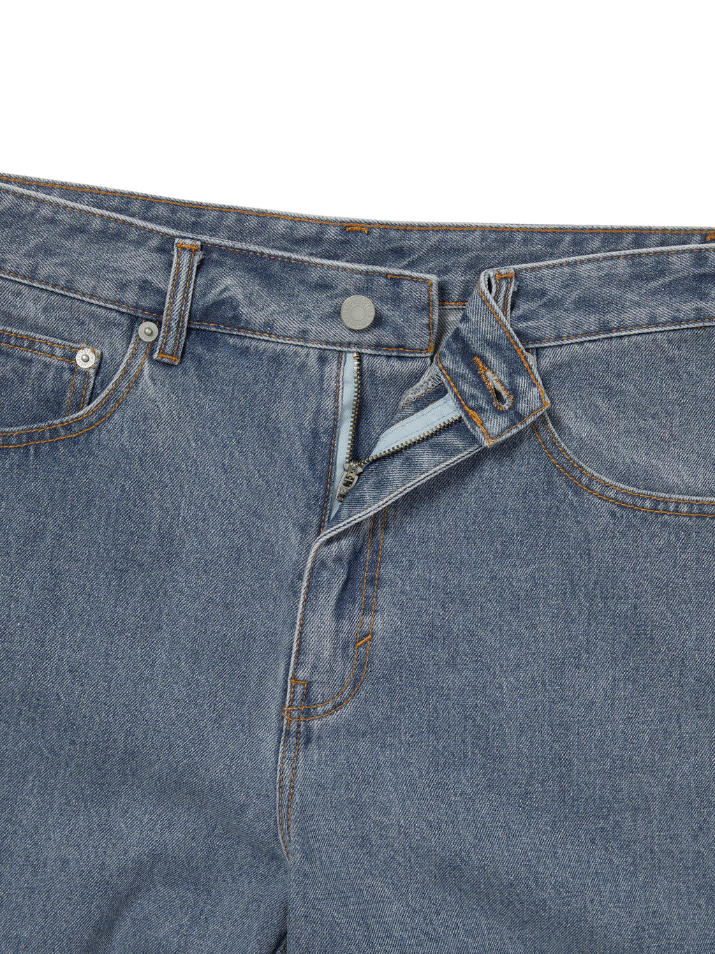 thisisneverthat - GD Overlap Lightning Denim Short Washed (Blue) product image 3 | TRAB K-Fashion Australia