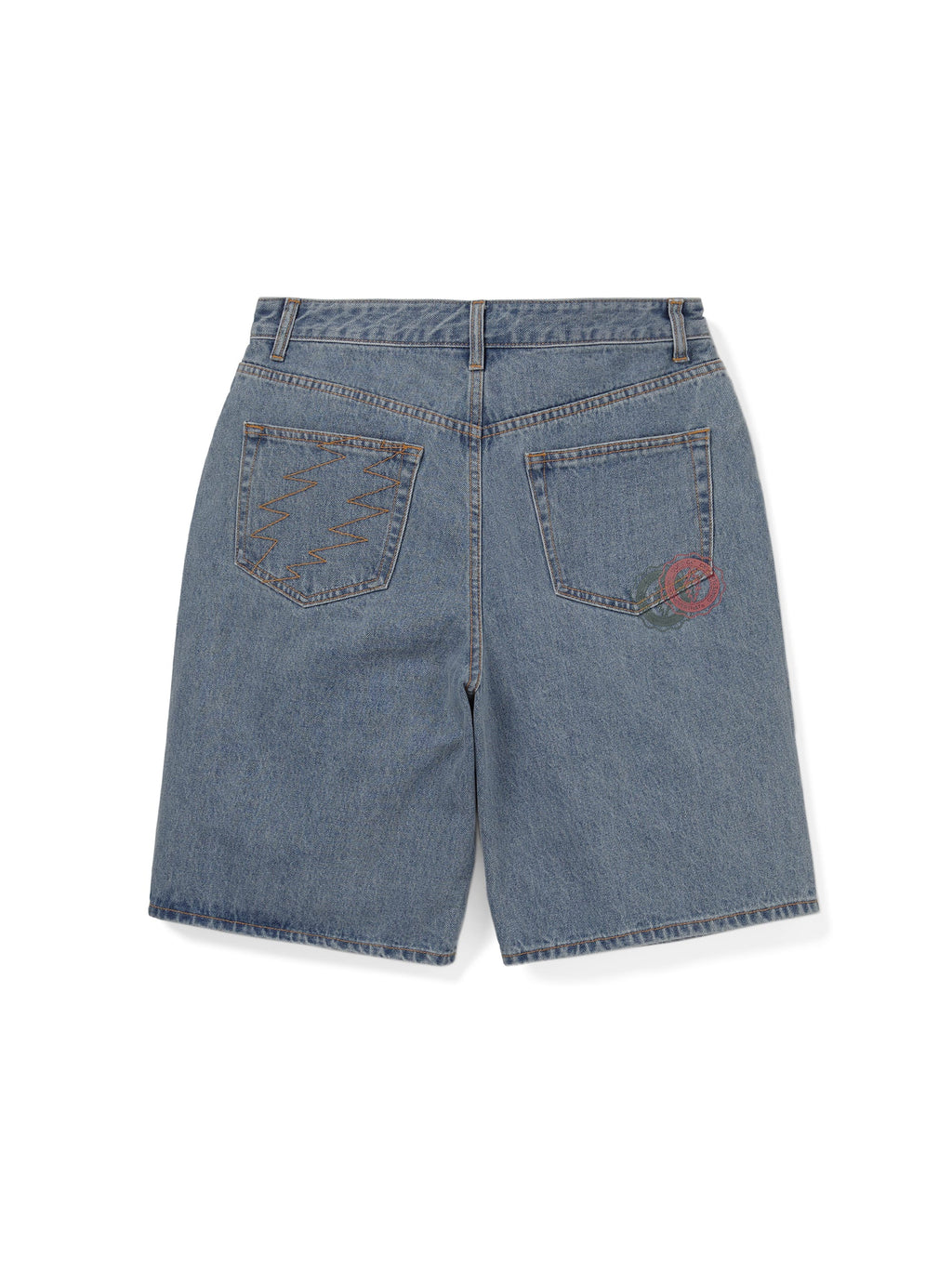 thisisneverthat - GD Overlap Lightning Denim Short (Washed Blue) product image 1 | TRAB K-Fashion Australia