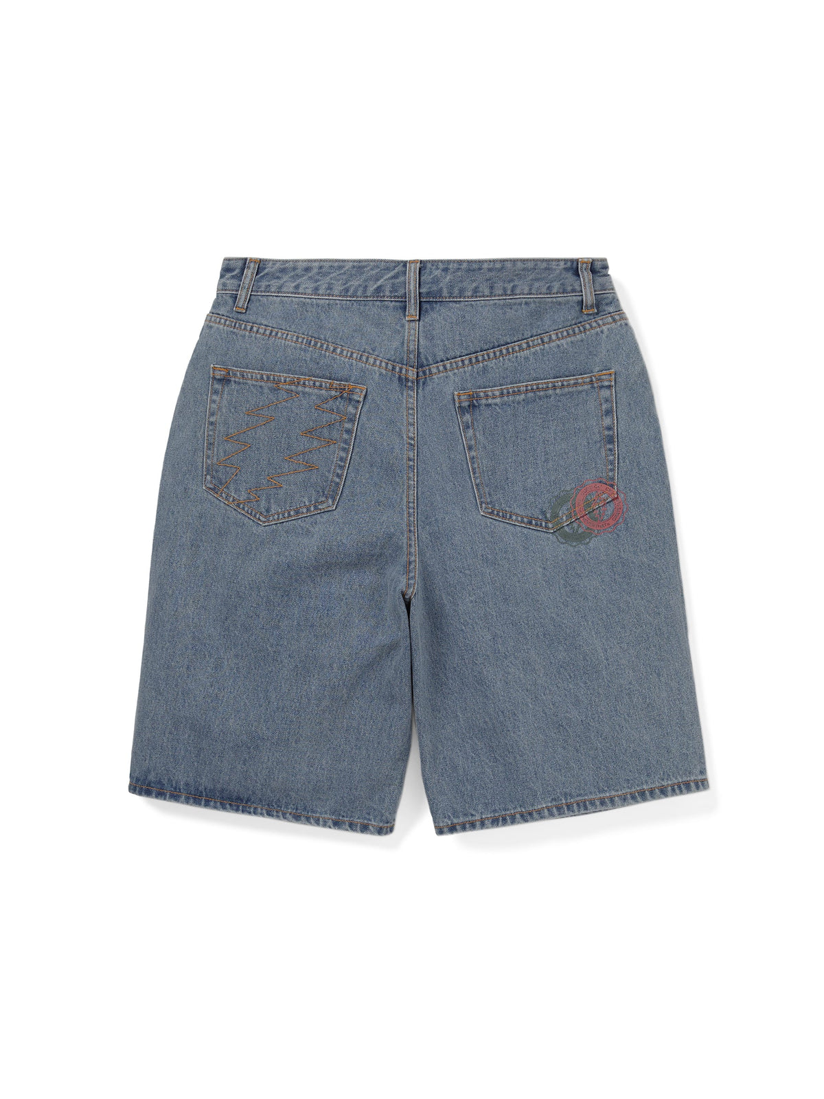 thisisneverthat - GD Overlap Lightning Denim Short (Washed Blue) product image 1 | TRAB K-Fashion Australia