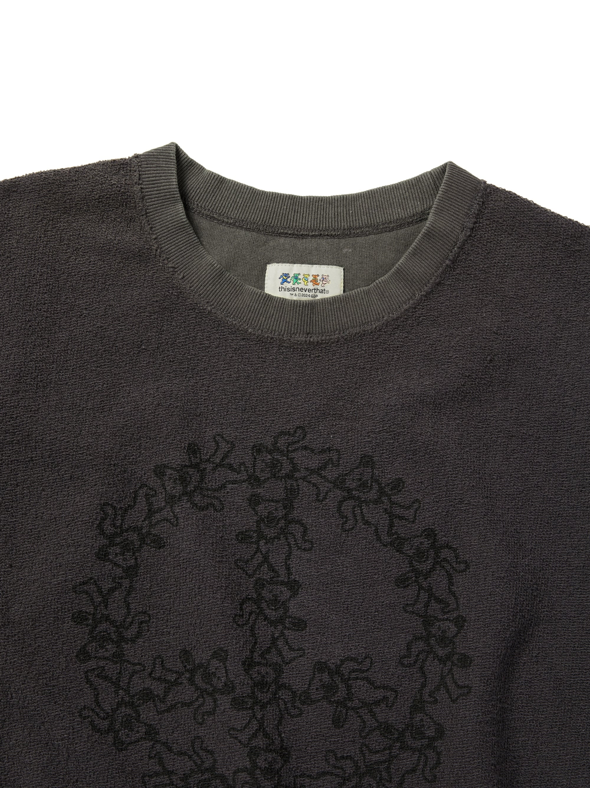thisisneverthat - GD Peace Bears Reversible Crewneck (Charcoal) product image 2 | TRAB K-Fashion Australia