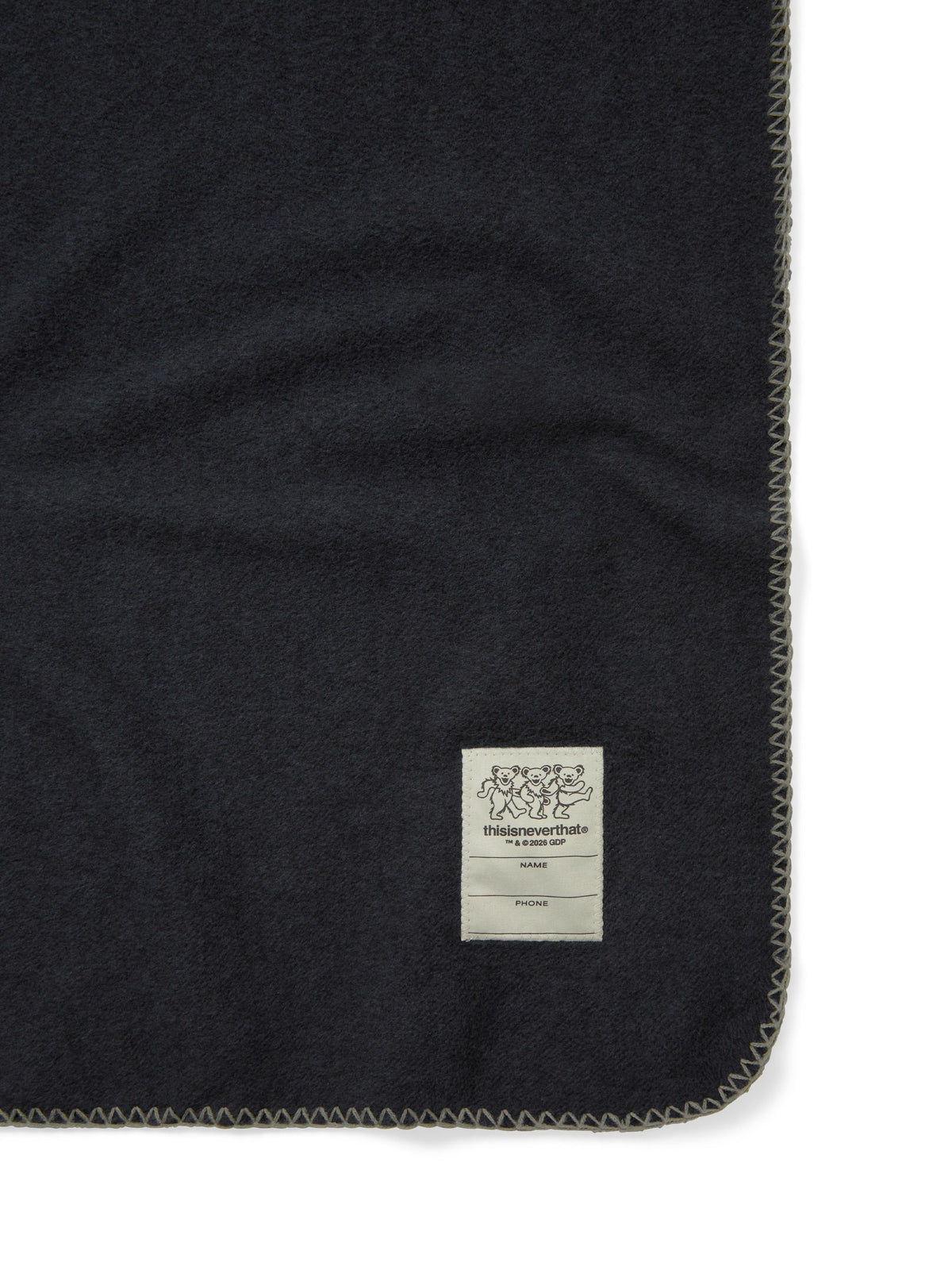 thisisneverthat - GD Polar Fleece Blanket (Dusty Navy) product image 2 | TRAB K-Fashion Australia