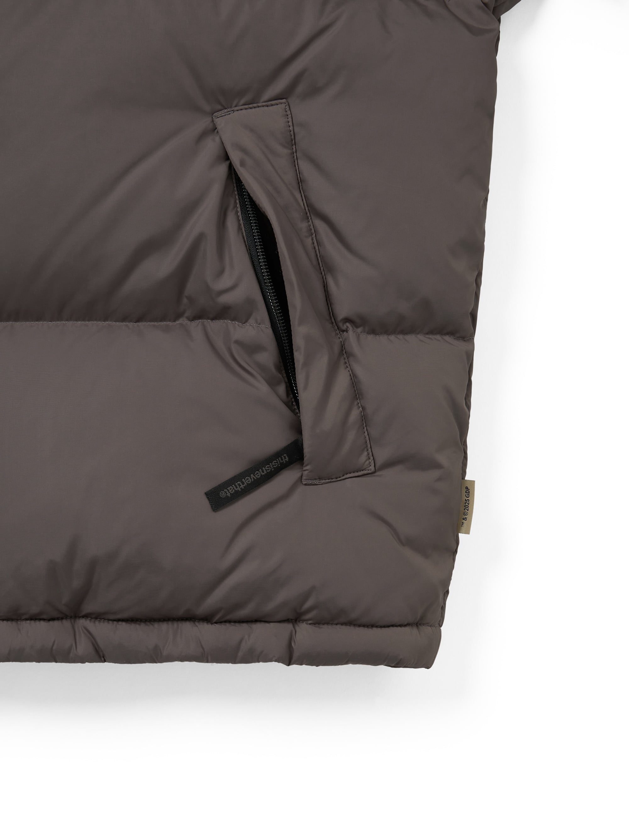 thisisneverthat - GD Puffer Down Jacket (brown) product image 3 | TRAB K-Fashion Australia