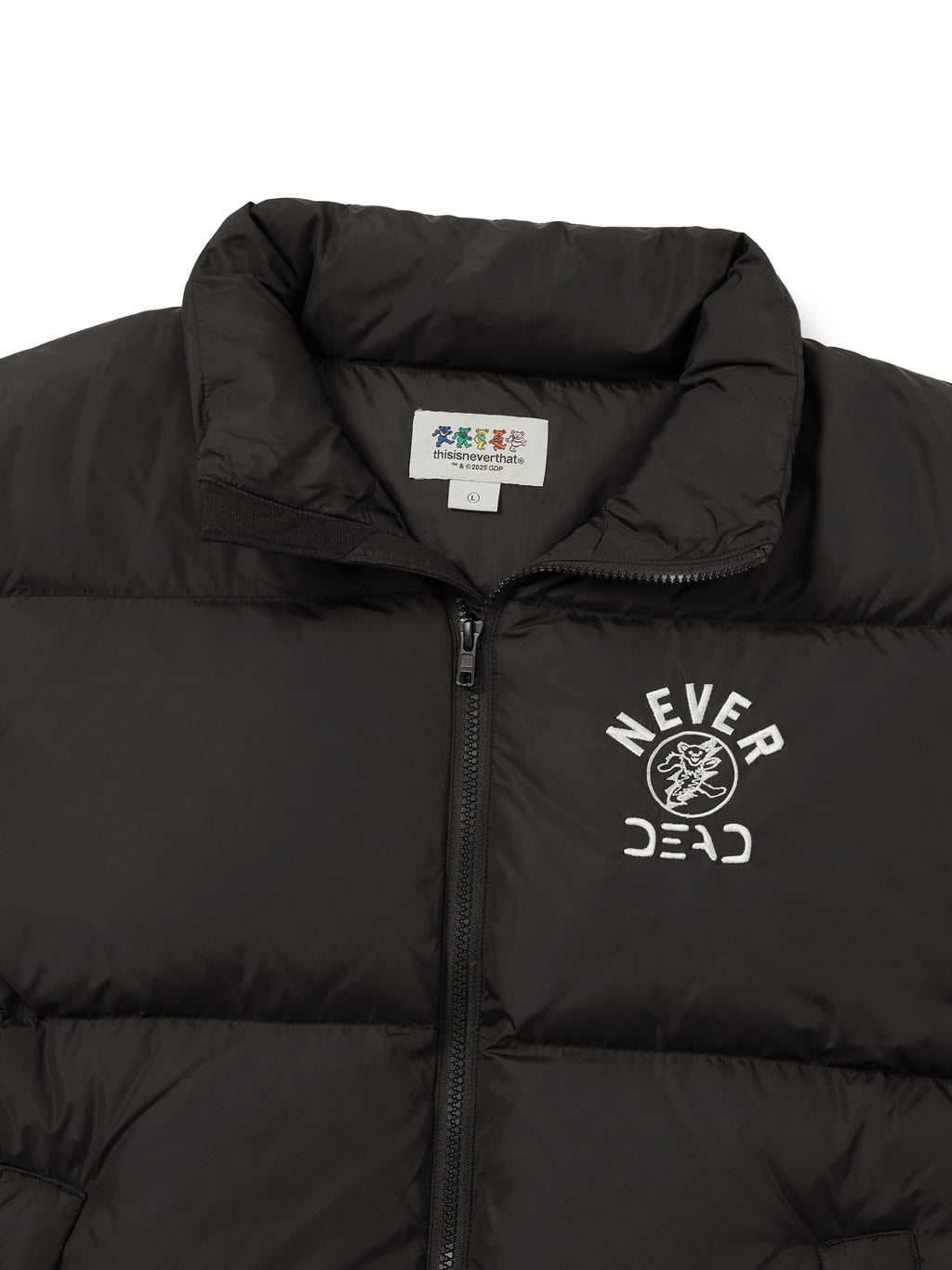 thisisneverthat - GD Puffer Down Jacket (Off Black) product image 2 | TRAB K-Fashion Australia
