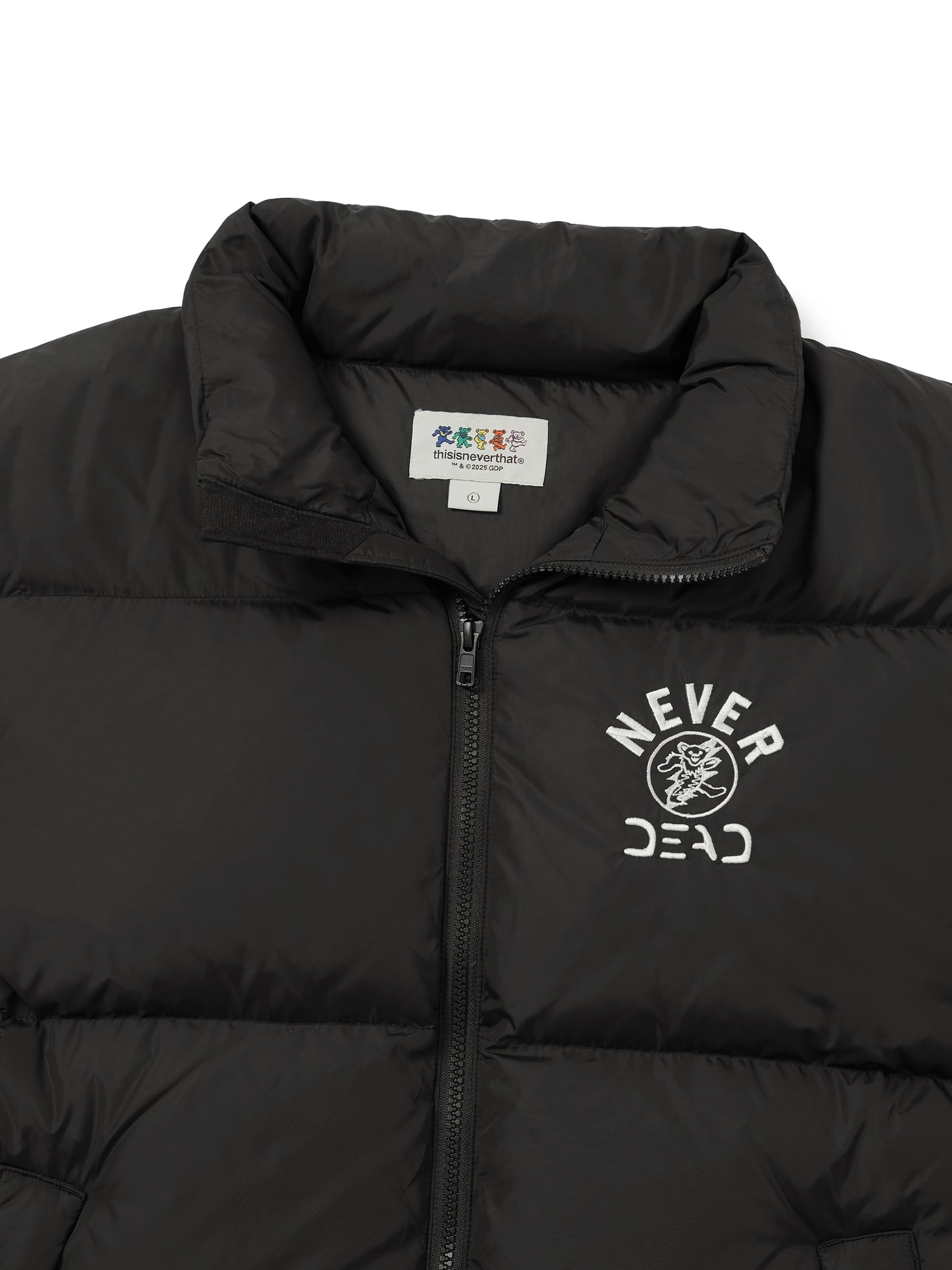 thisisneverthat - GD Puffer Down Jacket (Off Black) product image 2 | TRAB K-Fashion Australia