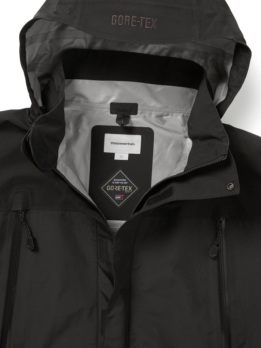 thisisneverthat - GORE-TEX 3L All Weather Jacket (Black) product image 3 | TRAB K-Fashion Australia
