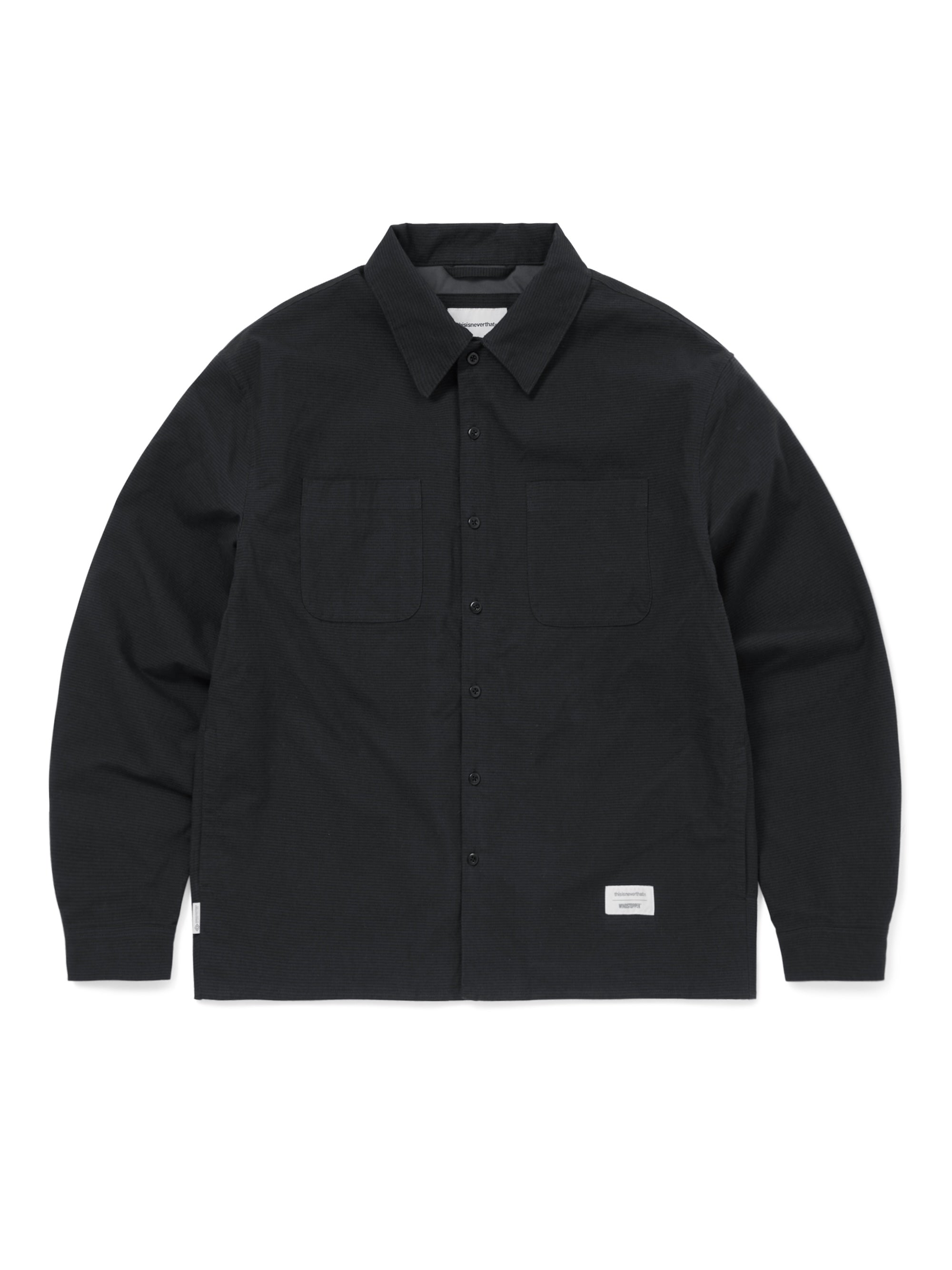 thisisneverthat - GORE-TEX WINDSTOPPER® Check Shirt (Dark Navy) product image 1 | TRAB K-Fashion Australia