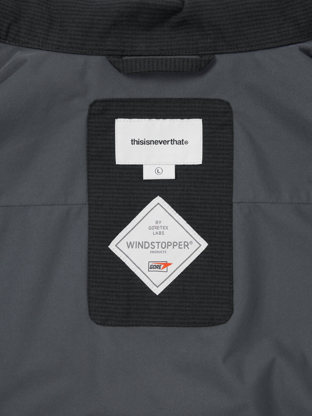 thisisneverthat - GORE-TEX WINDSTOPPER® Check Shirt (Dark Navy) product image 3 | TRAB K-Fashion Australia