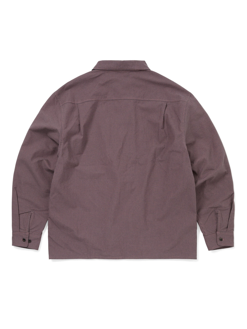 thisisneverthat - GORE-TEX WINDSTOPPER® Check Shirt (Plum) product image 5 | TRAB K-Fashion Australia