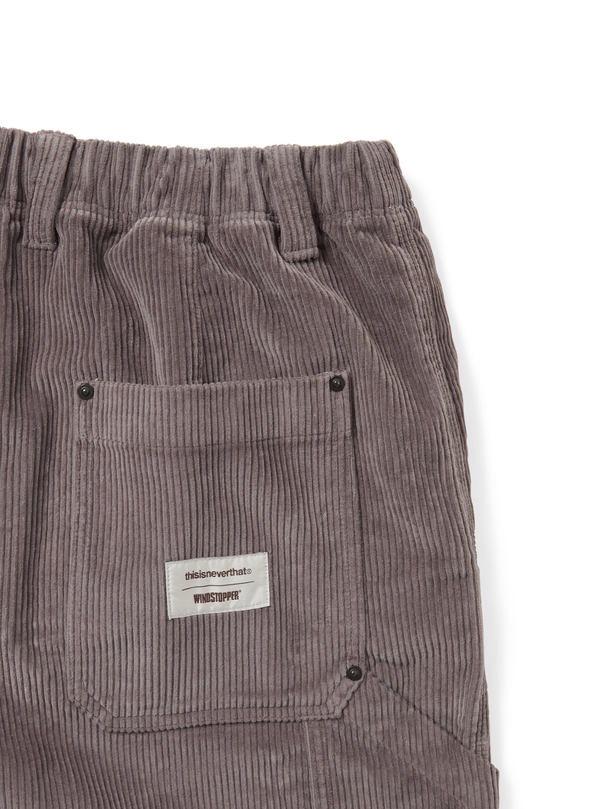 thisisneverthat - GORE-TEX WINDSTOPPER® Cord Pant (Plum) product image 3 | TRAB K-Fashion Australia