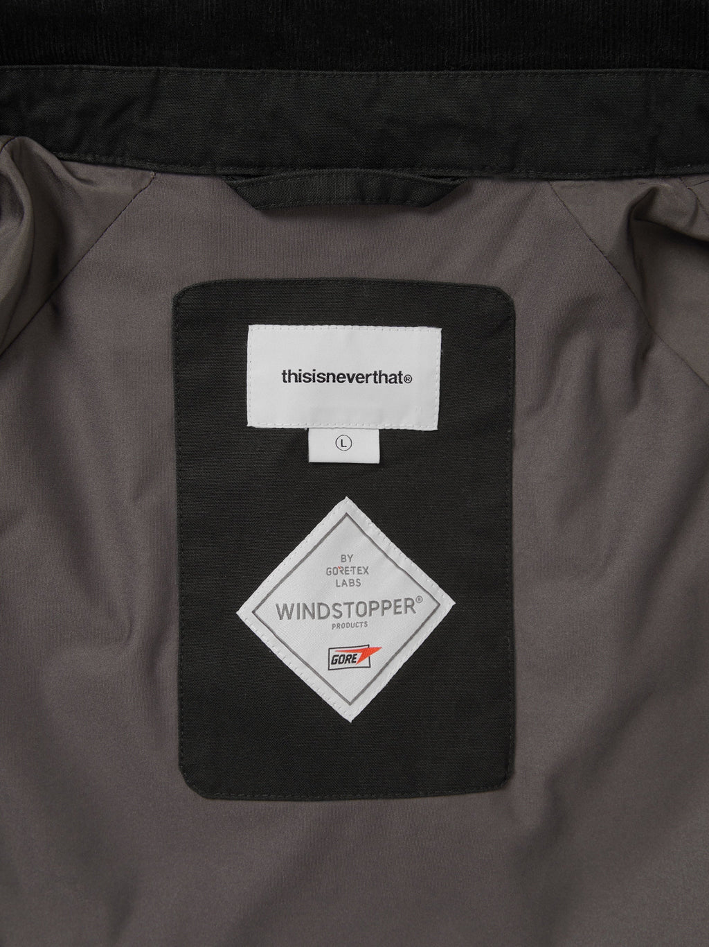 thisisneverthat - GORE-TEX WINDSTOPPER® Gear Jacket (Black) product image 5 | TRAB K-Fashion Australia