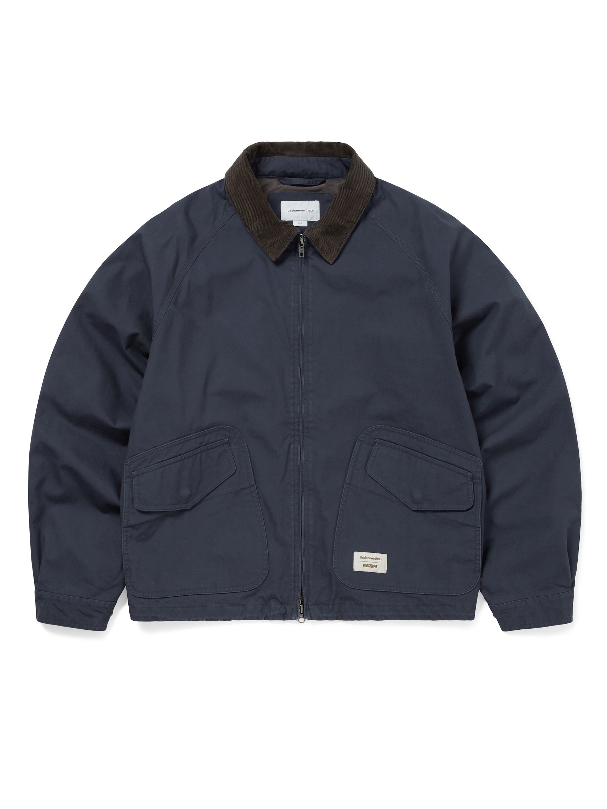 thisisneverthat - GORE-TEX WINDSTOPPER® Gear Jacket (Navy) product image 1 | TRAB K-Fashion Australia