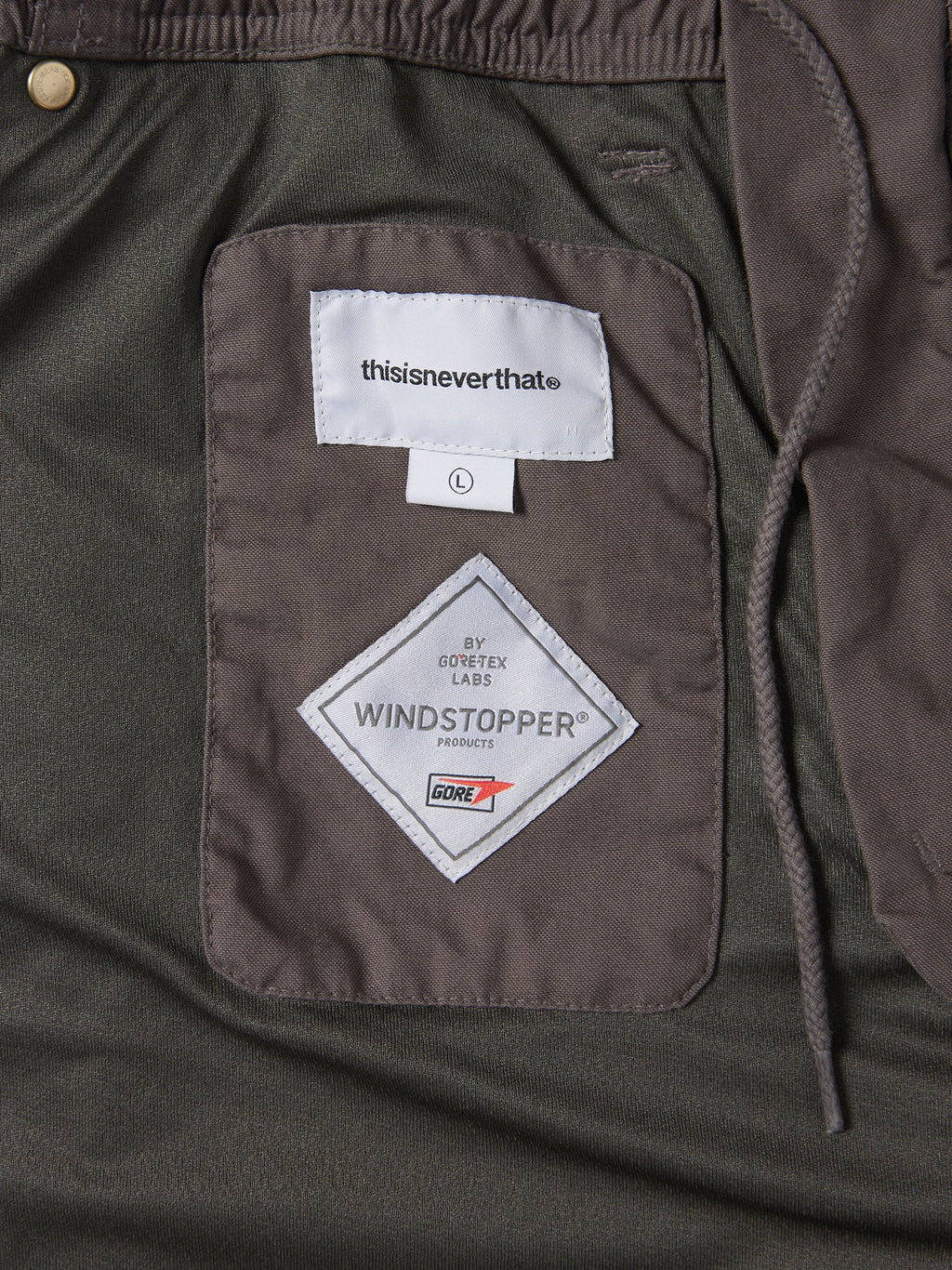 thisisneverthat - GORE-TEX WINDSTOPPER® Gear Pant (Grey) product image 5 | TRAB K-Fashion Australia