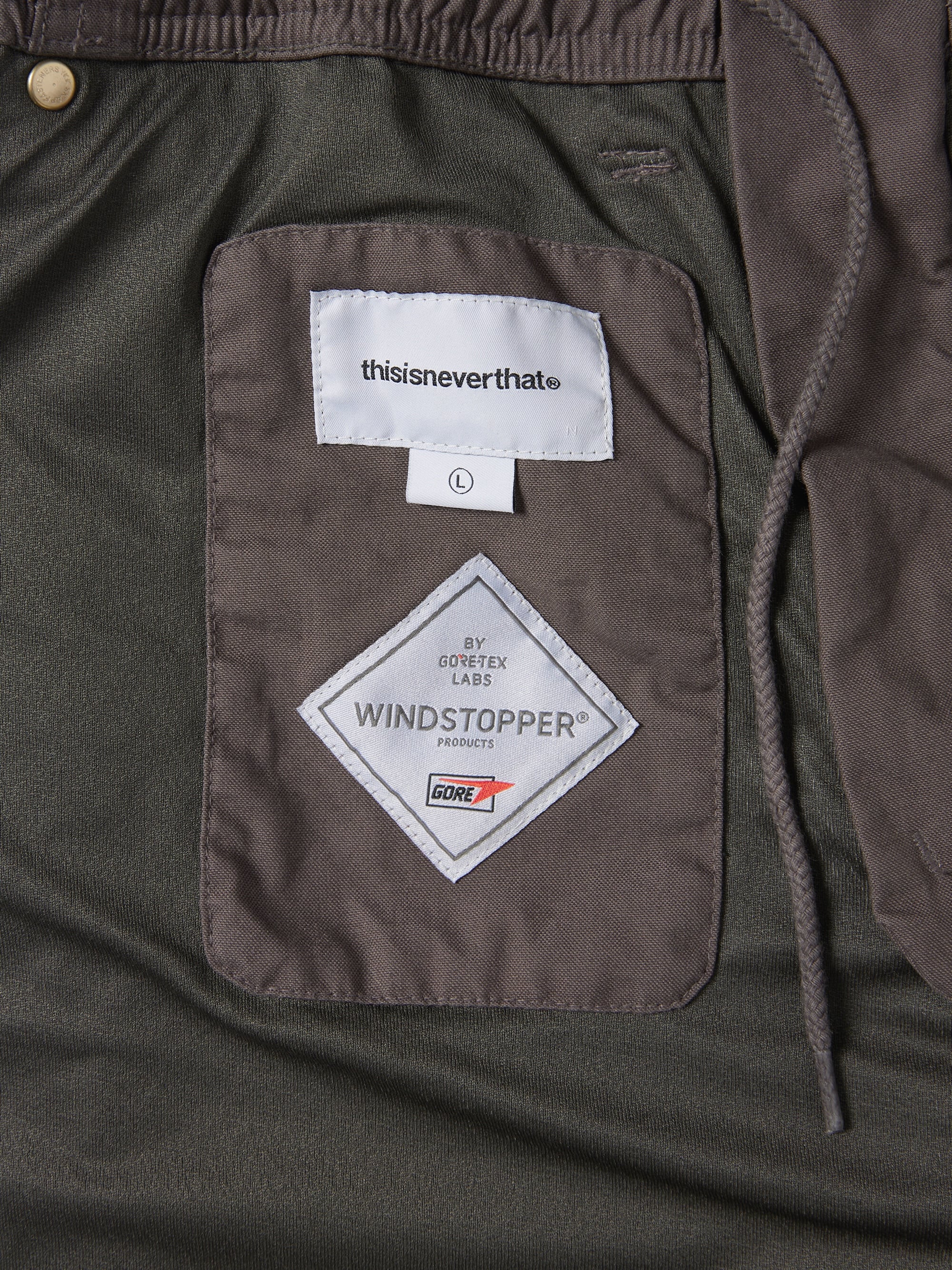 thisisneverthat - GORE-TEX WINDSTOPPER® Gear Pant (Grey) product image 5 | TRAB K-Fashion Australia