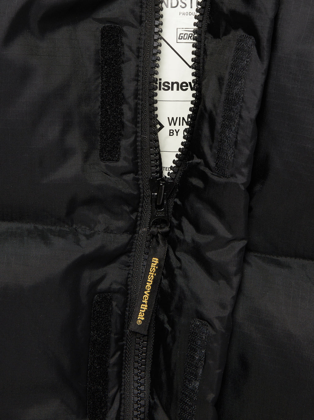 thisisneverthat - GORE-TEX WINDSTOPPER® Puffer Down Jacket (Black) product image 7 | TRAB K-Fashion Australia