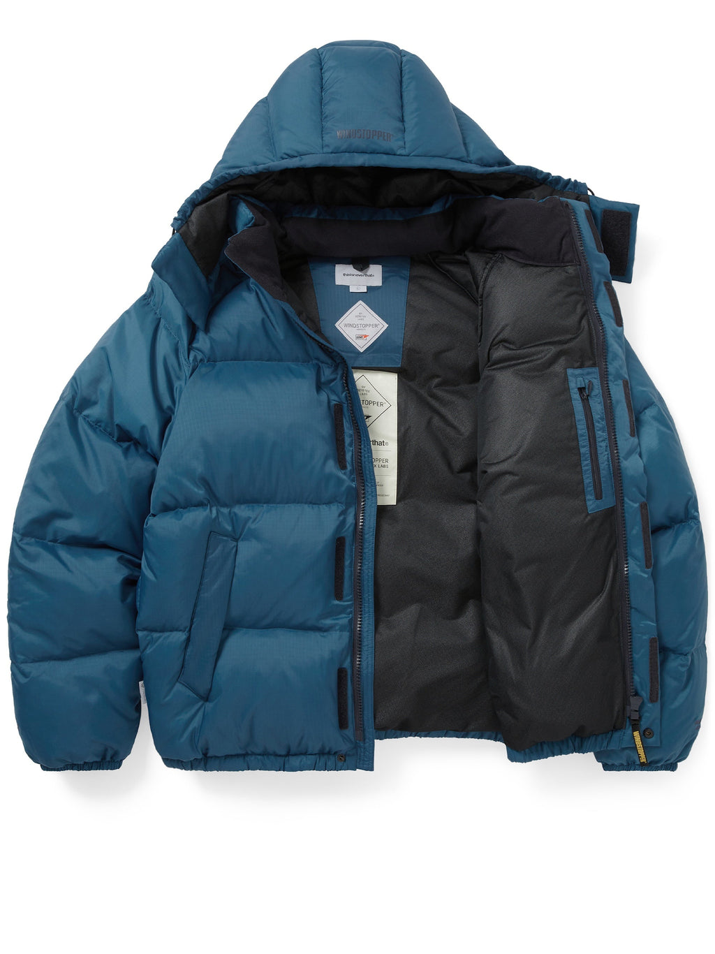 thisisneverthat - GORE-TEX WINDSTOPPER® Puffer Down Jacket (Blue) product image 2 | TRAB K-Fashion Australia