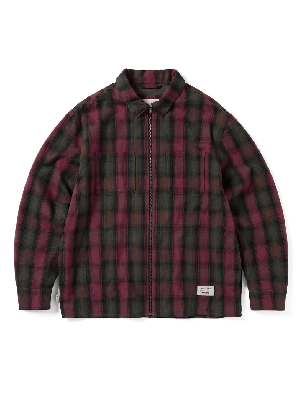 thisisneverthat - GORE-TEX WINDSTOPPER® Shaggy Check Shirt (Red) product image 1 | TRAB K-Fashion Australia