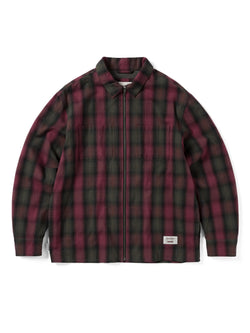 thisisneverthat - GORE-TEX WINDSTOPPER® Shaggy Check Shirt (Red) product image 1 | TRAB K-Fashion Australia