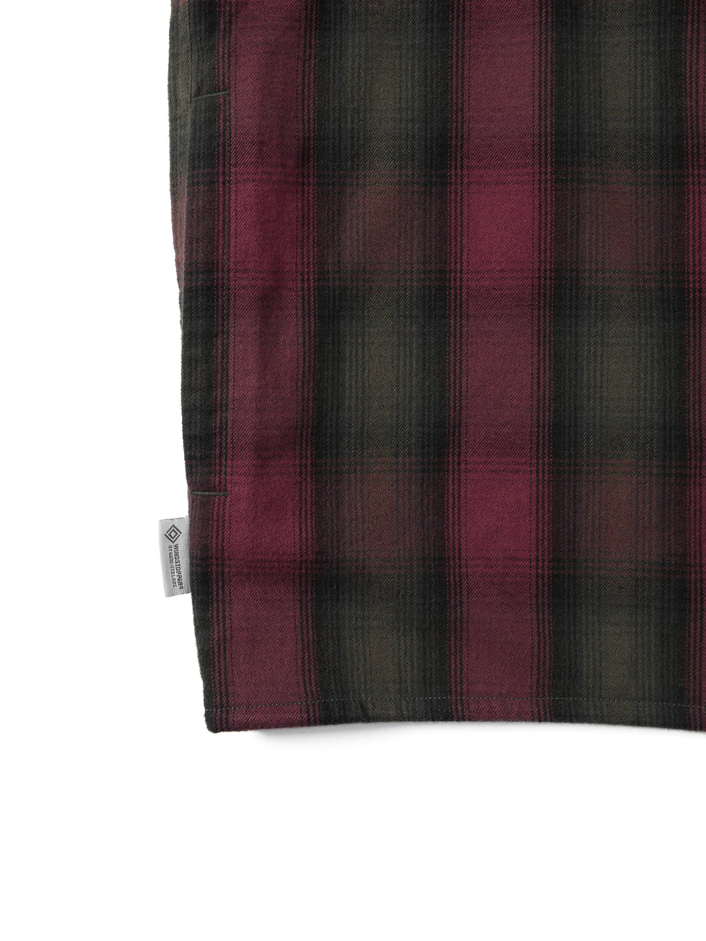 thisisneverthat - GORE-TEX WINDSTOPPER® Shaggy Check Shirt (Red) product image 4 | TRAB K-Fashion Australia
