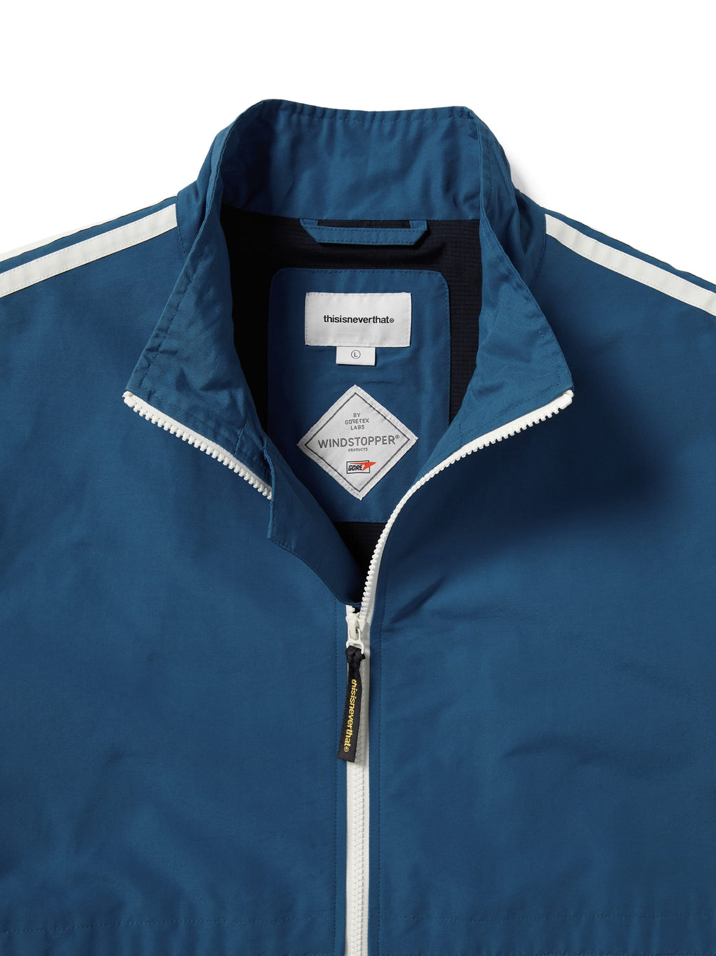 thisisneverthat - GORE-TEX WINDSTOPPER® Track Jacket (Blue) product image 2 | TRAB K-Fashion Australia